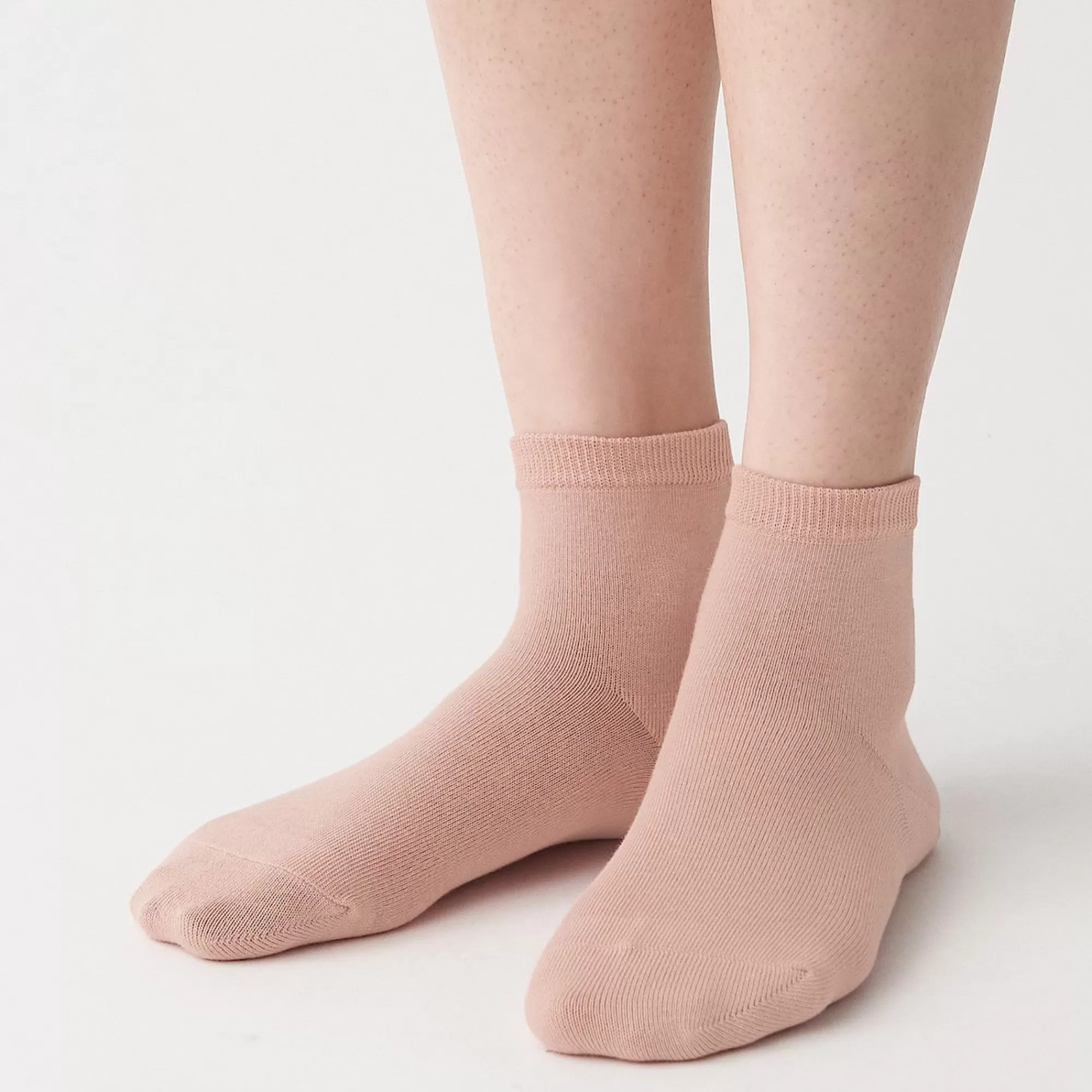 MUJI Organic Cotton Right Angle No Elastic Short Socks Hot