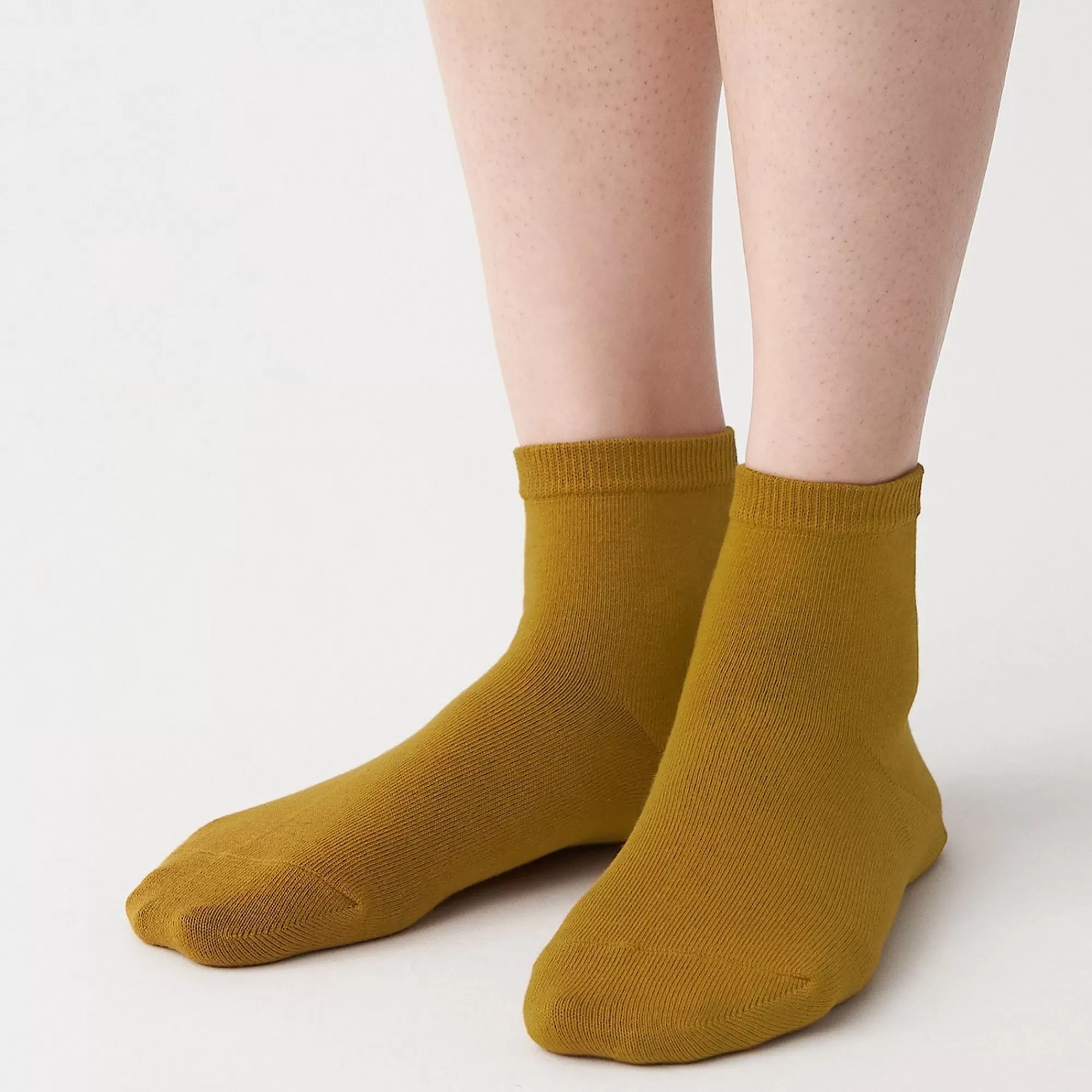 MUJI Organic Cotton Right Angle No Elastic Short Socks Hot