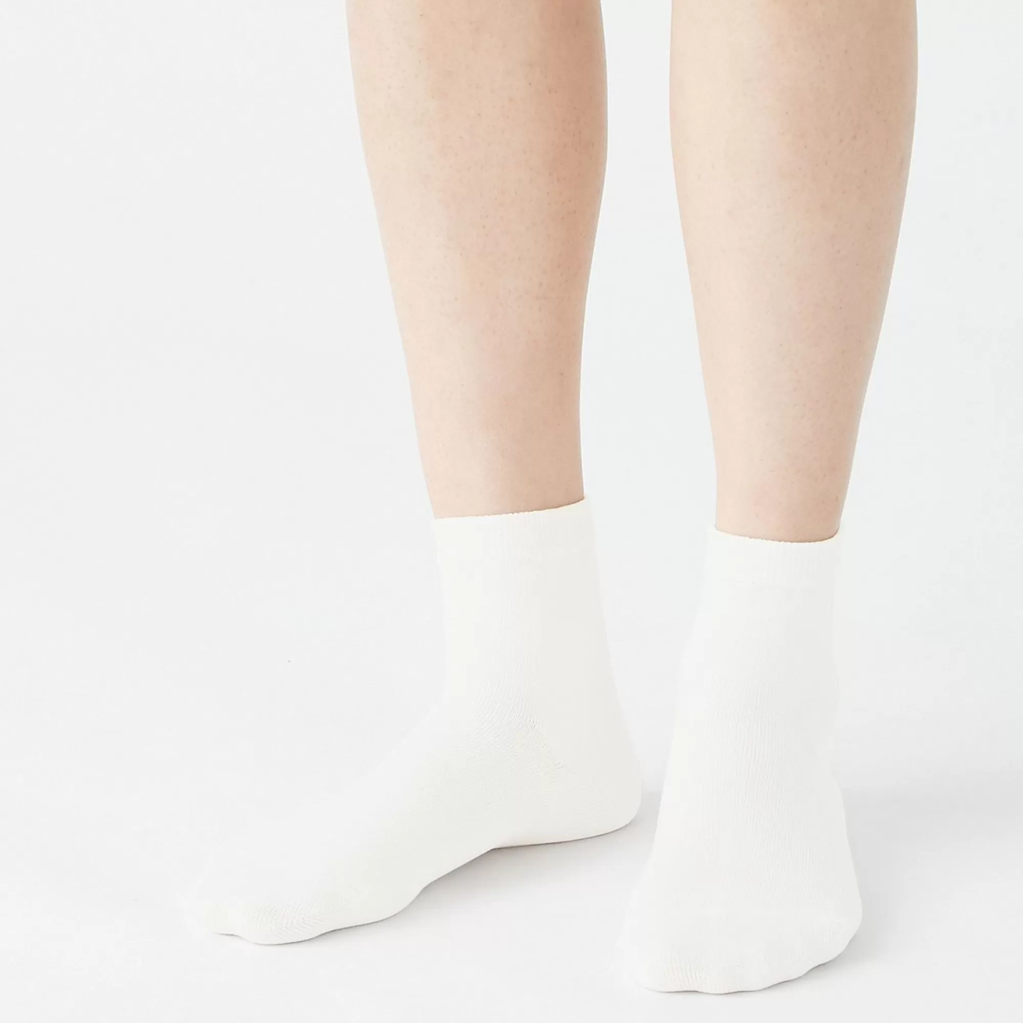 MUJI Organic Cotton Right Angle No Elastic Short Socks Hot