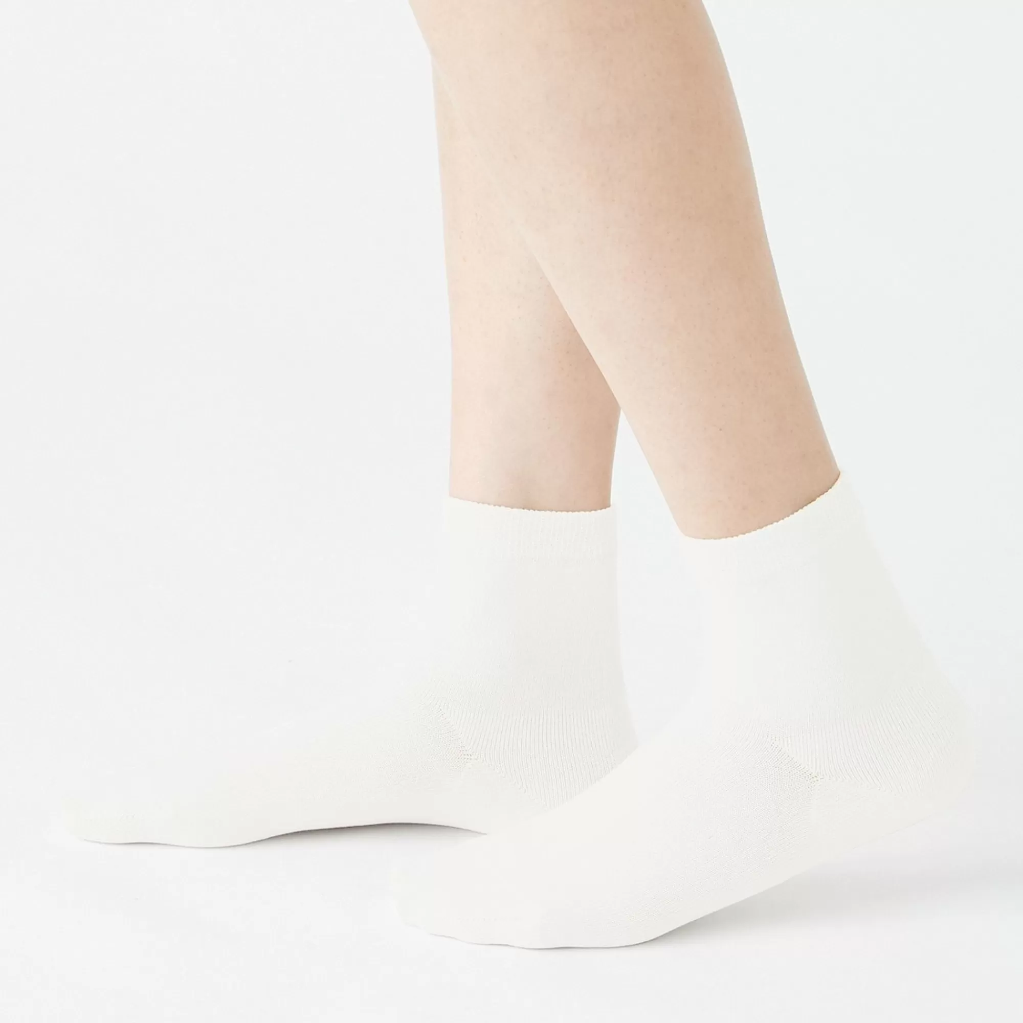MUJI Organic Cotton Right Angle No Elastic Short Socks Hot