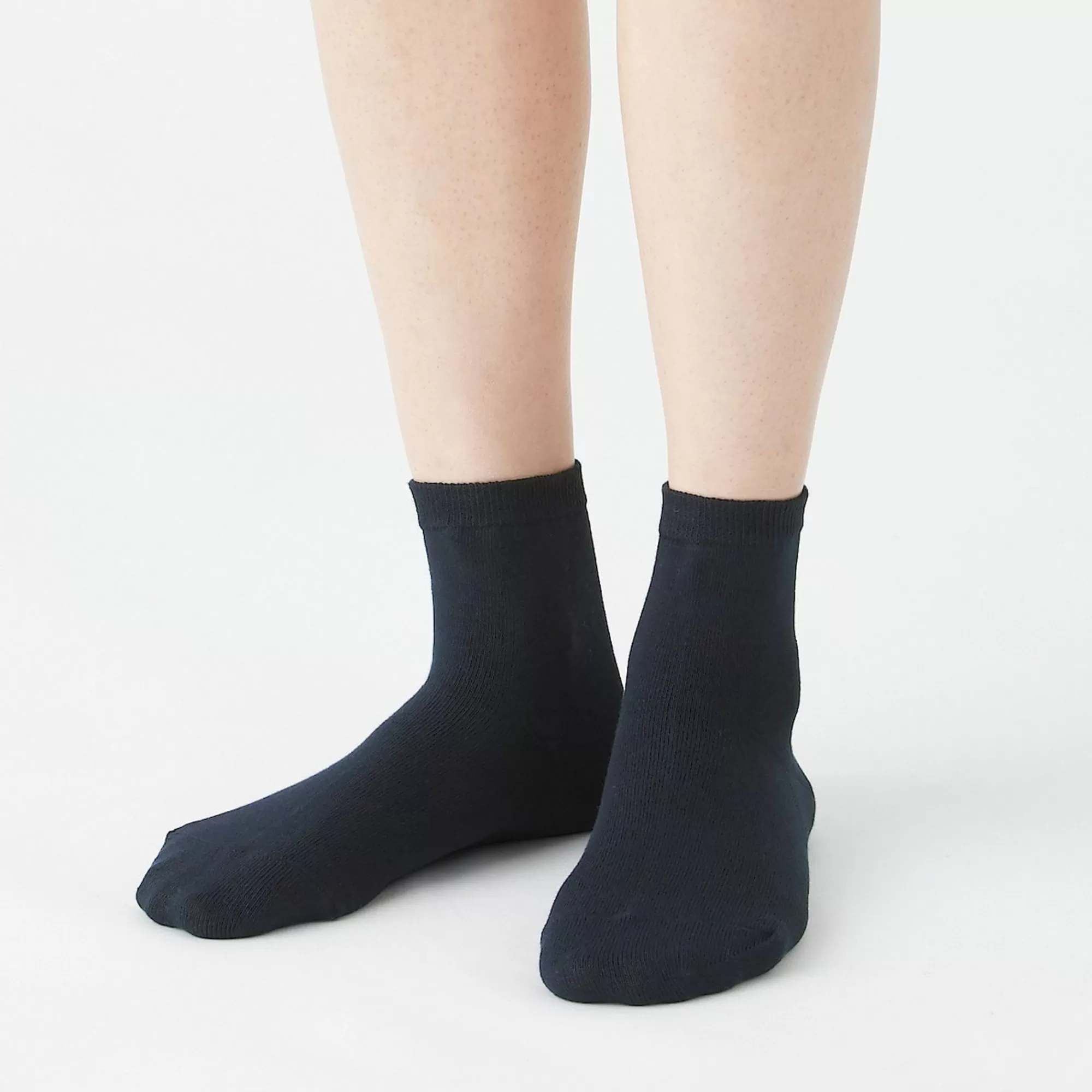 MUJI Organic Cotton Right Angle No Elastic Short Socks Hot