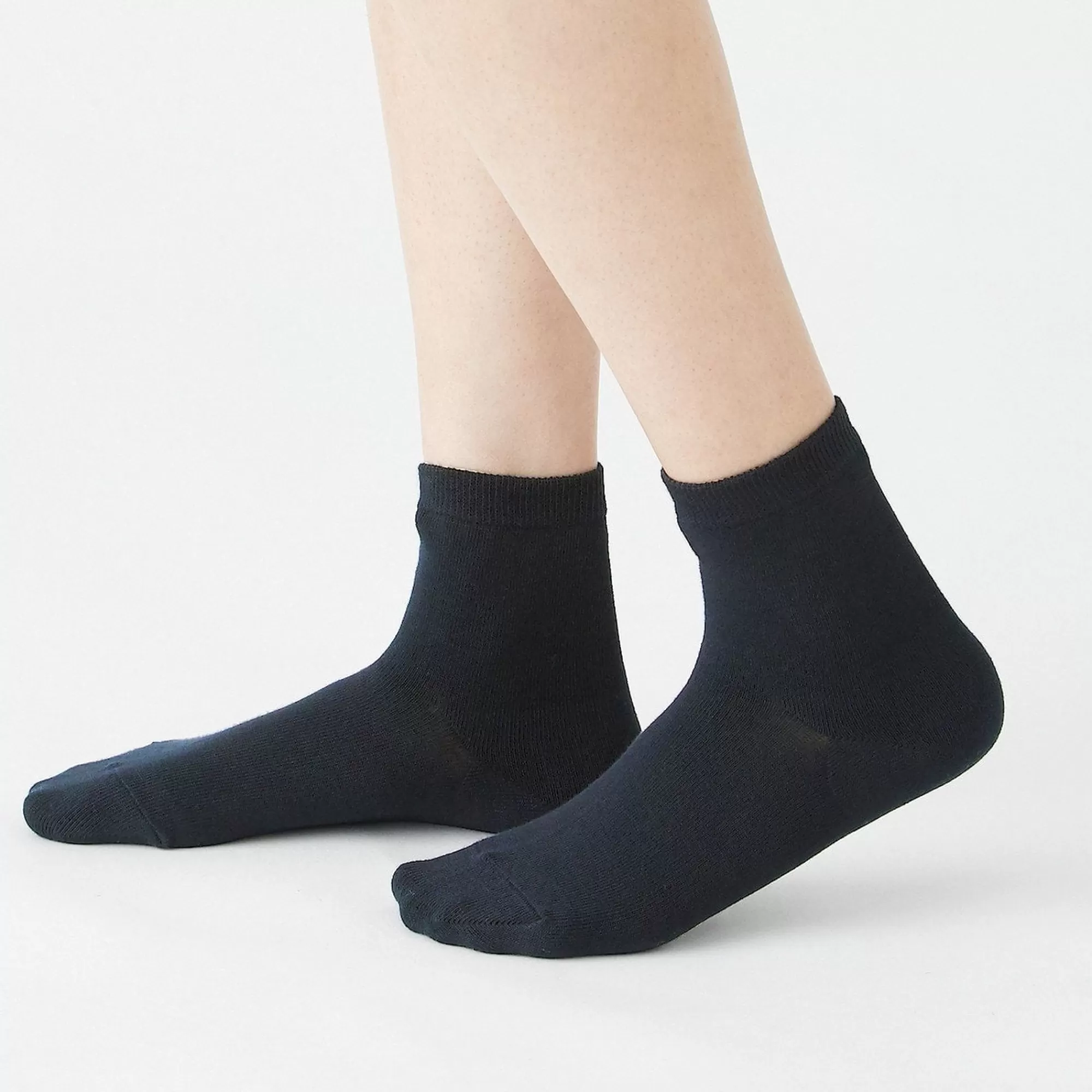 MUJI Organic Cotton Right Angle No Elastic Short Socks Hot