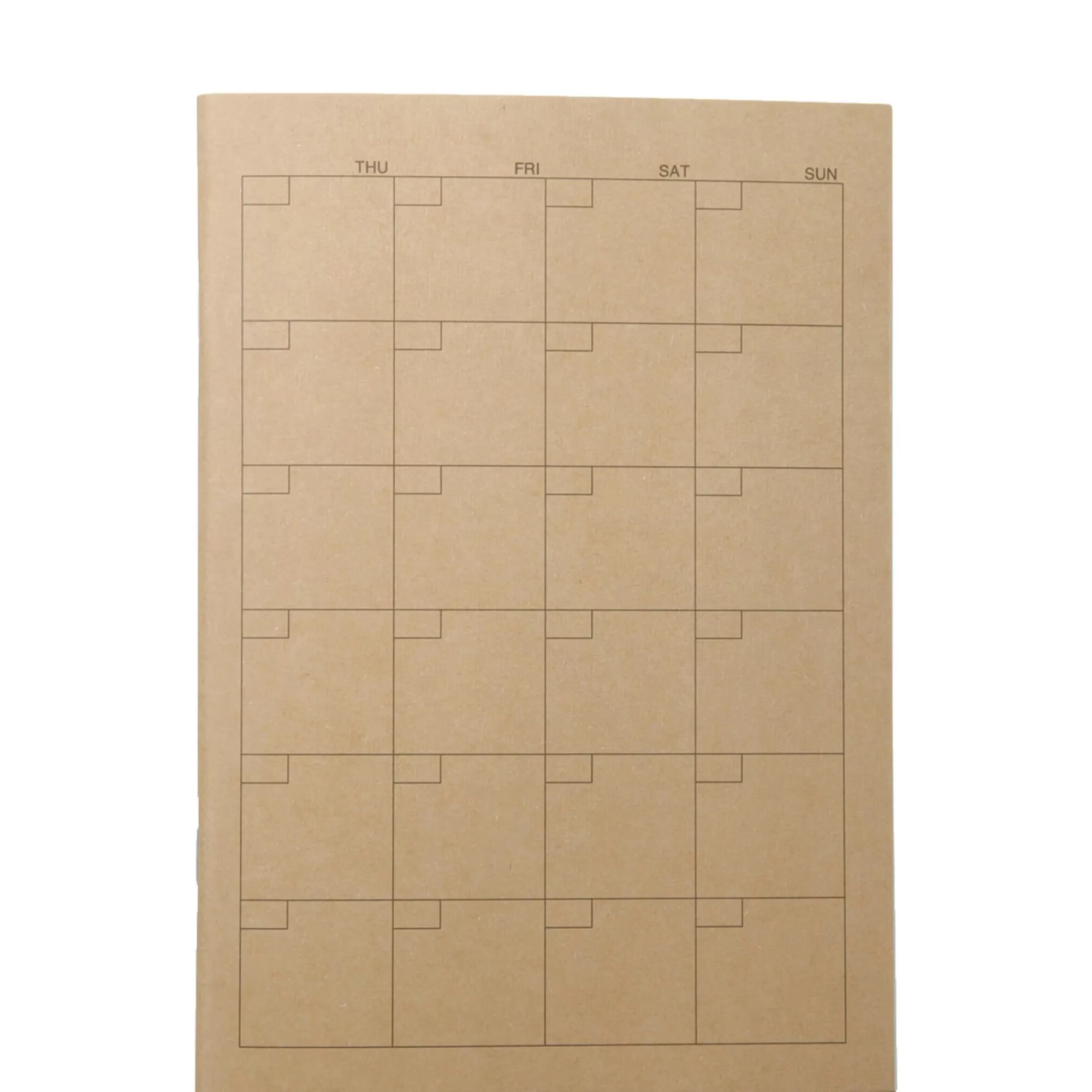 MUJI Recycled Paper Monthly Planner Clearance