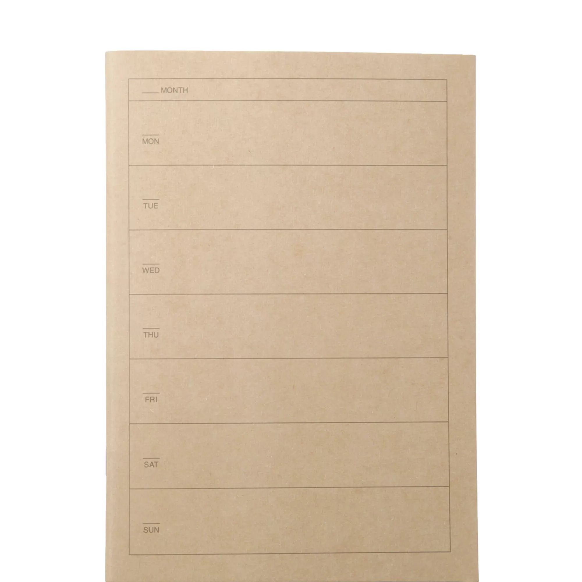 MUJI Recycled Paper Weekly Planner Cheap