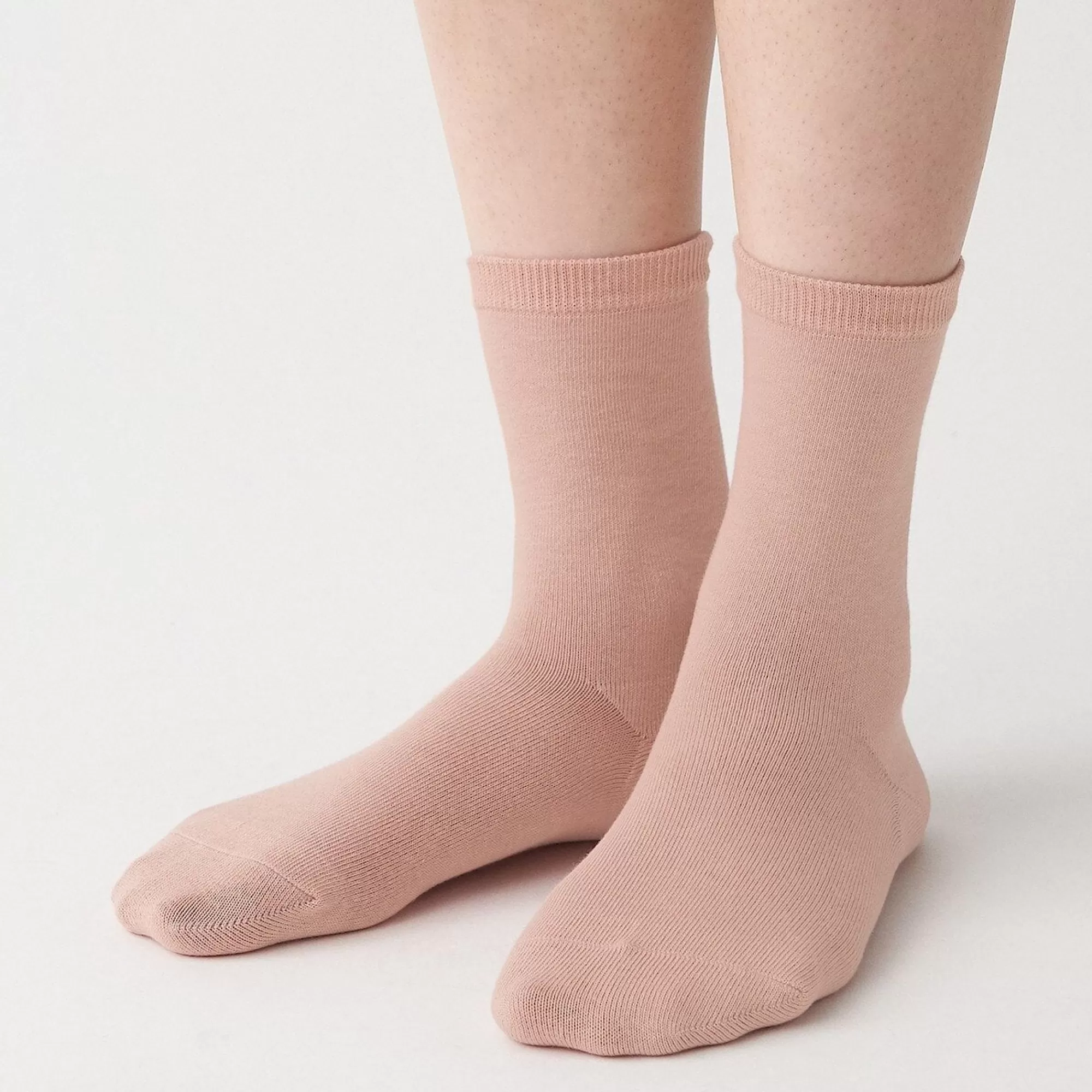 MUJI Right Angle 3 Layer Loose Top Socks Discount