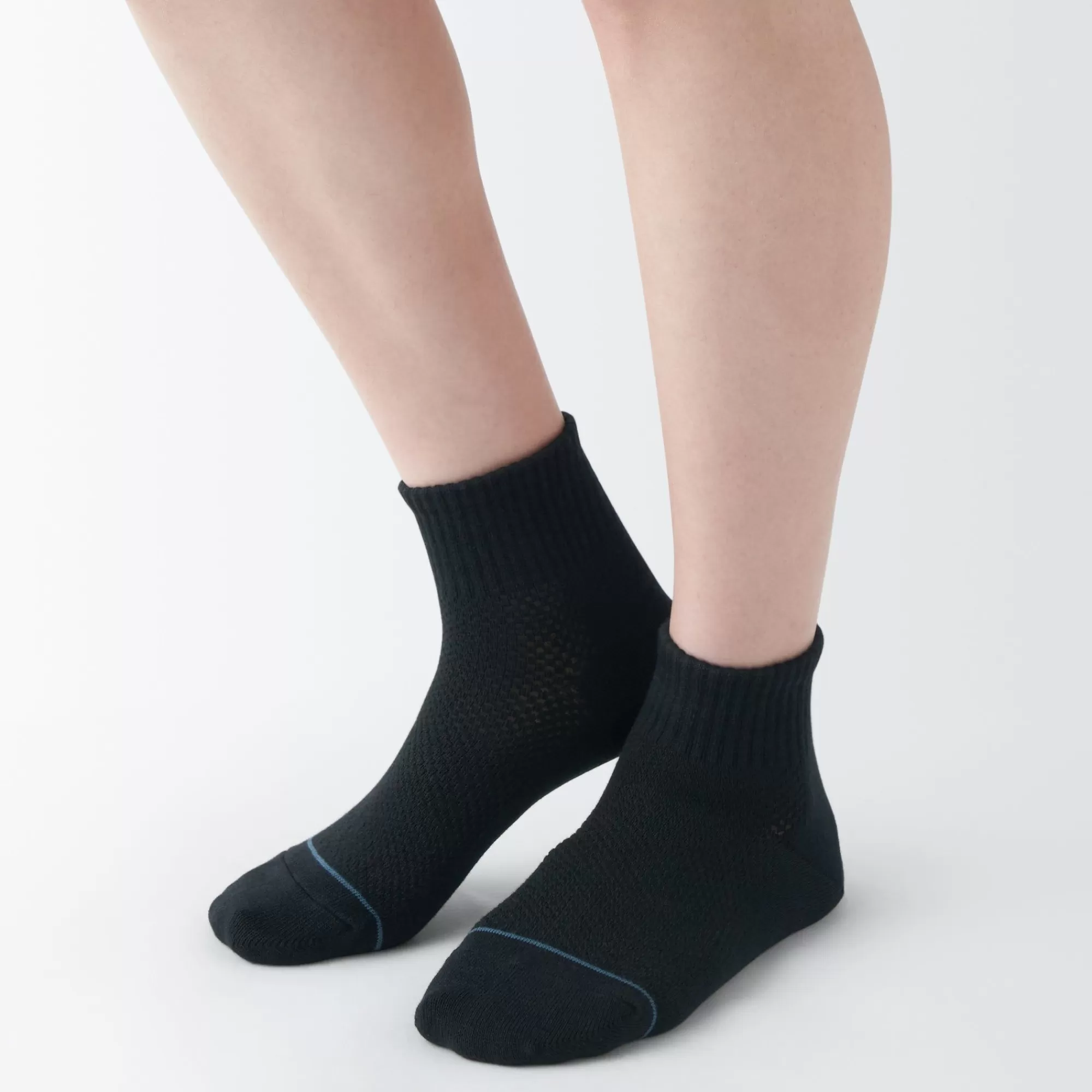 MUJI Right Angle Breathable Mesh Short Socks Clearance