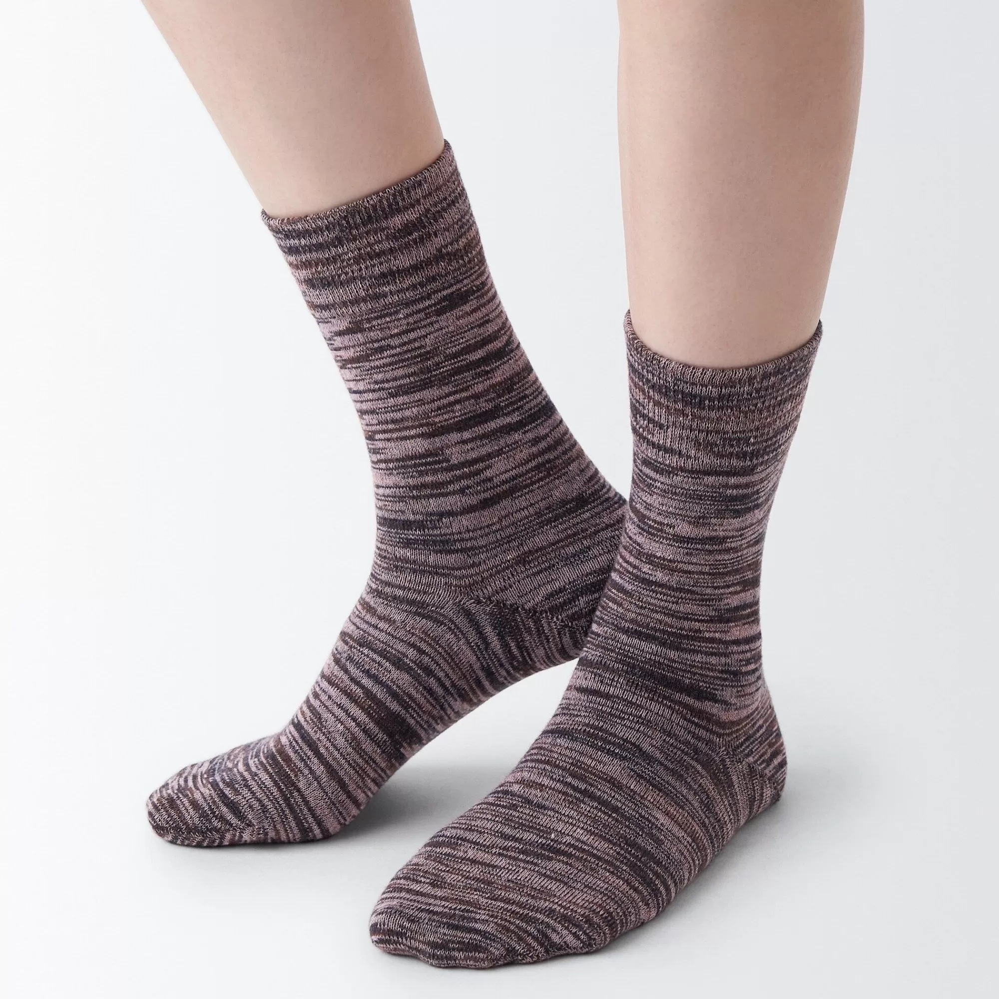 MUJI Right Angle Excess Yarn 3 Pair Socks Fashion