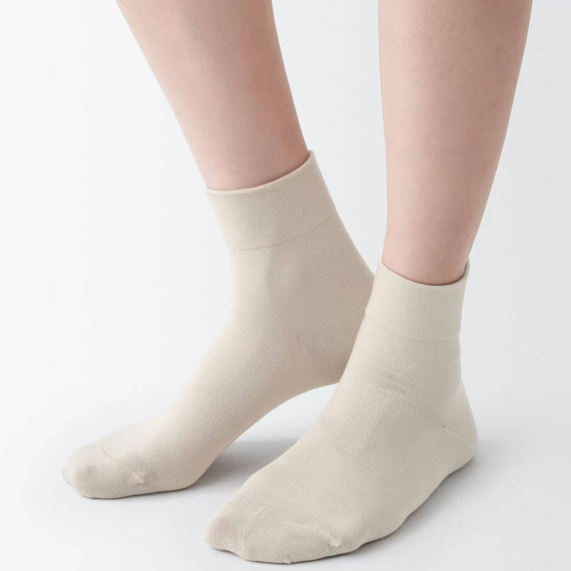 MUJI Right Angle Loose Top Short Socks Outlet