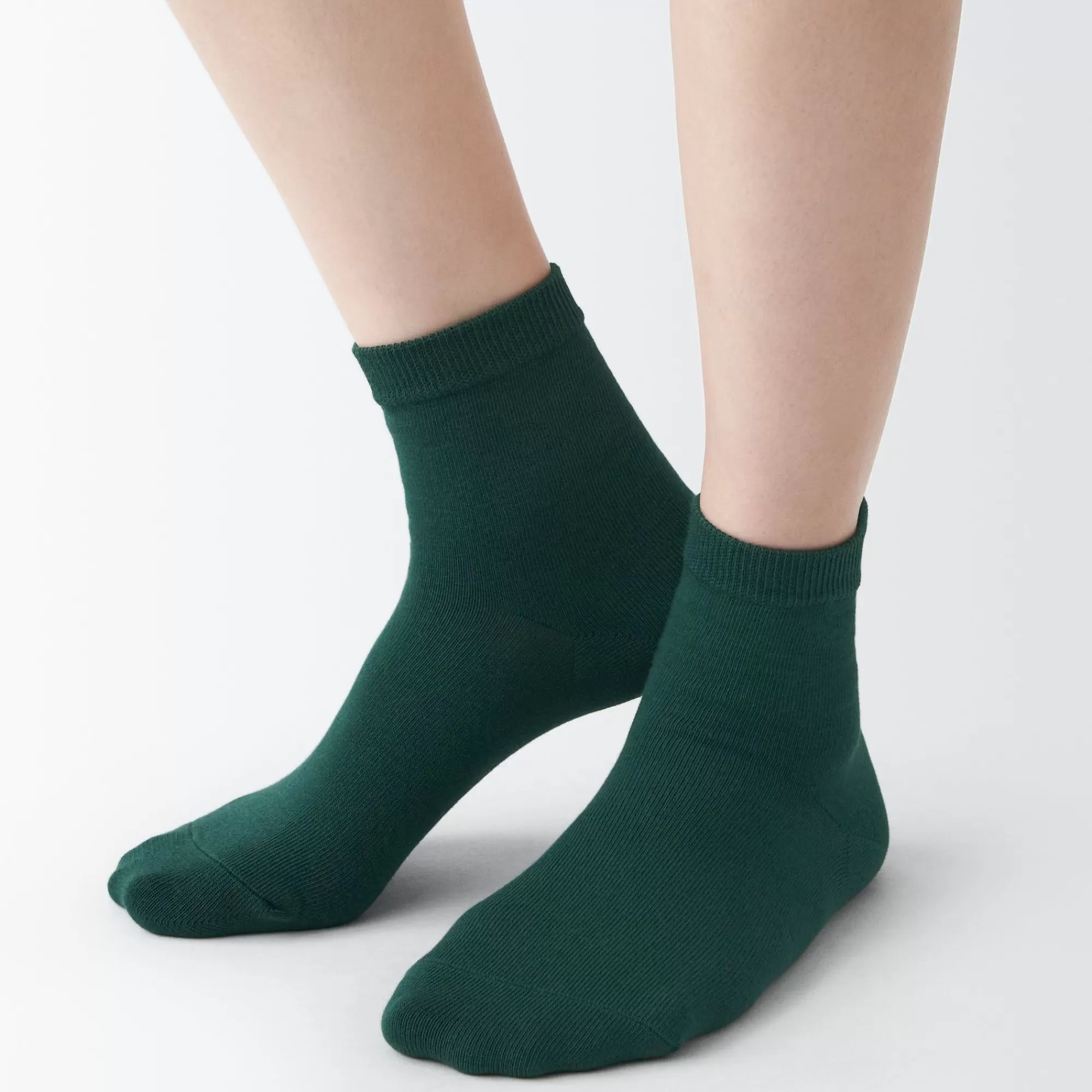 MUJI Right Angle Loose Top Short Socks New