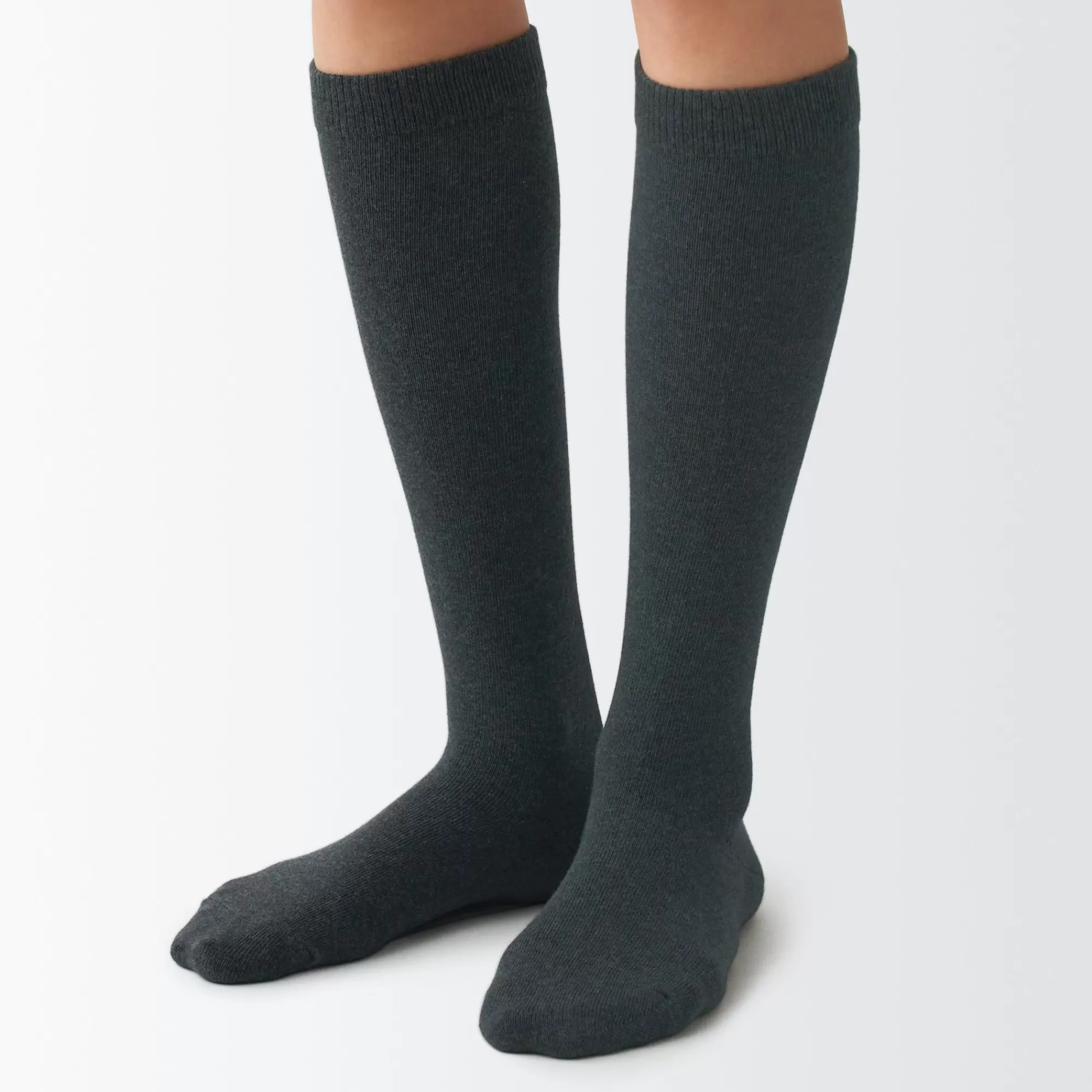 MUJI Right Angle No Elastic High Socks Store