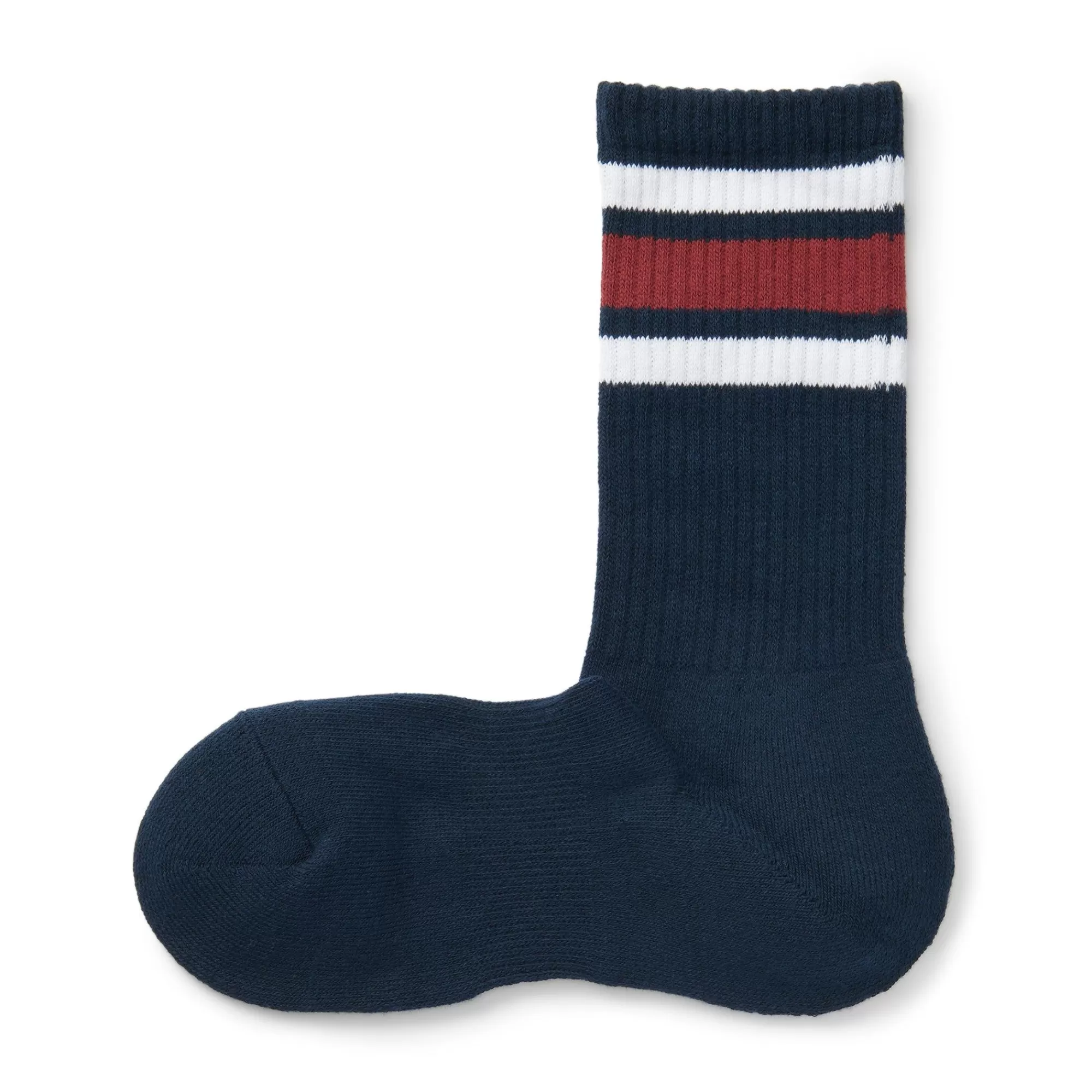 MUJI Right Angle Pile Striped Socks Discount