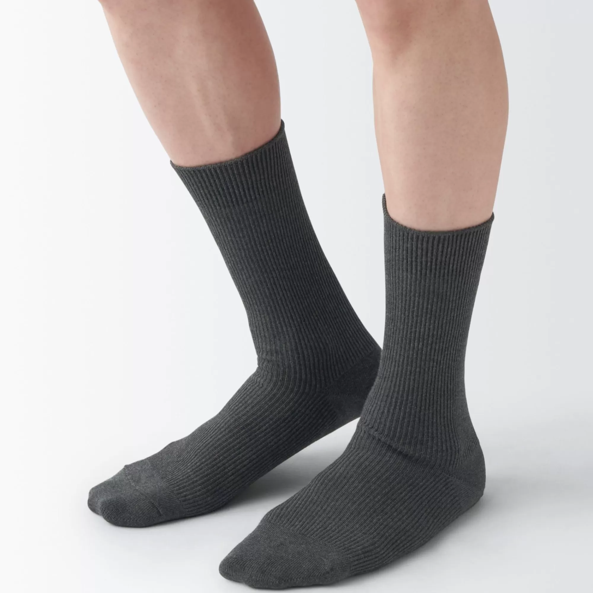 MUJI Right Angle Reversible Socks New