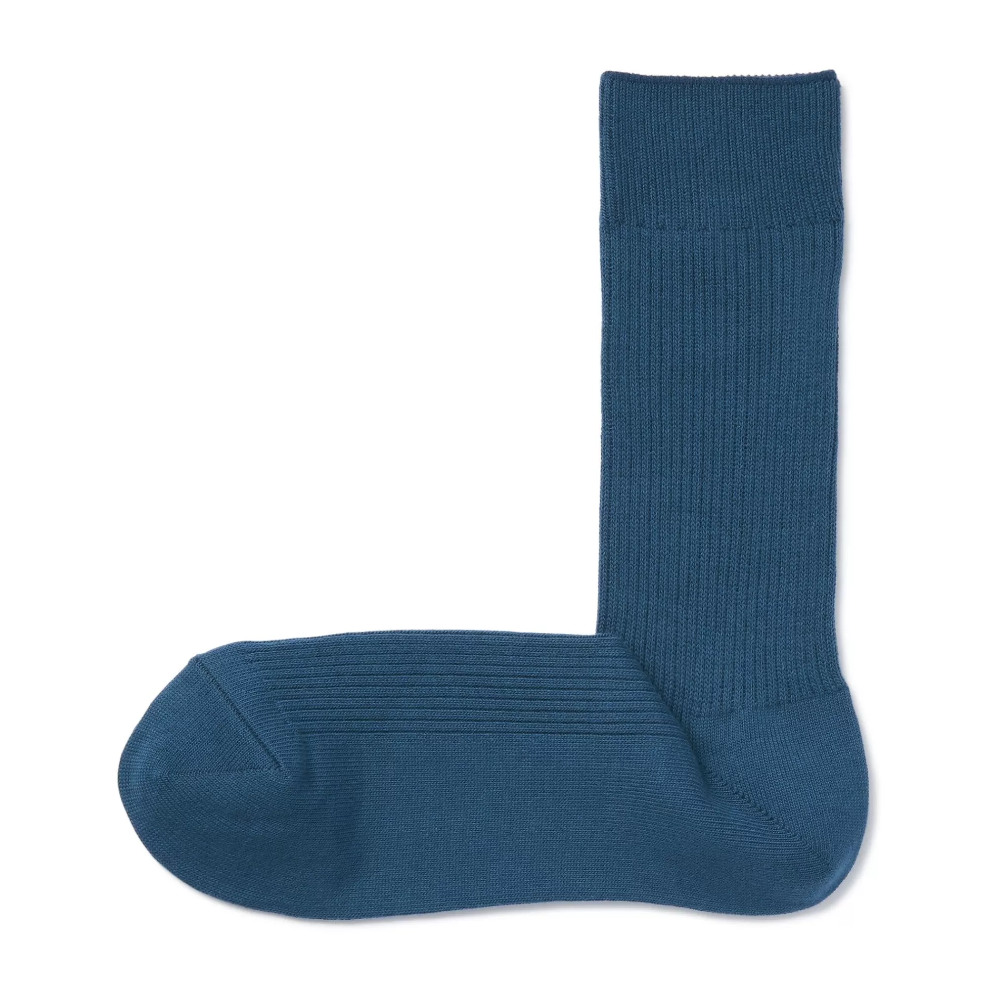 MUJI Right Angle Rib Socks 23-30Cm Clearance