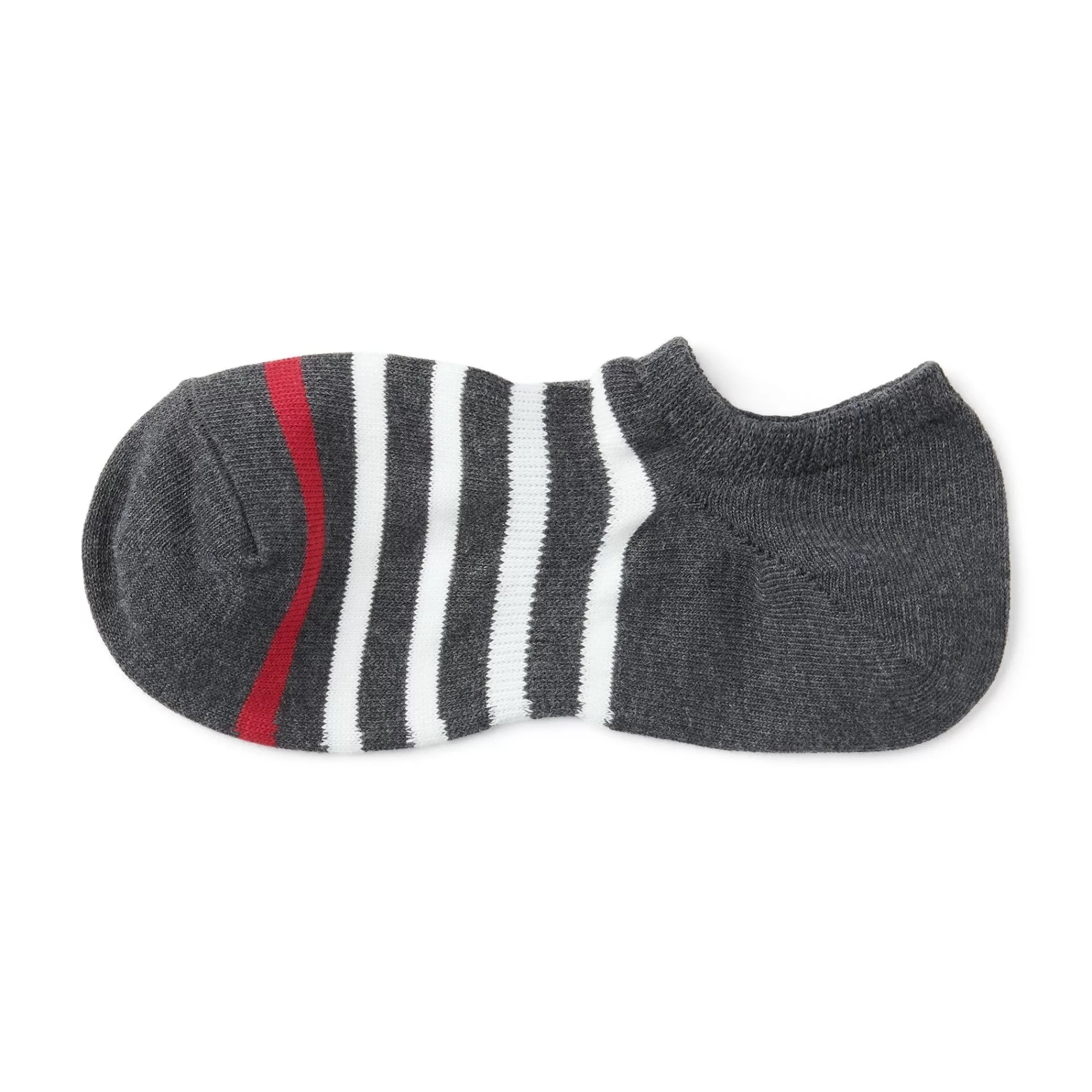 MUJI Right Angle Striped Sneaker Socks New