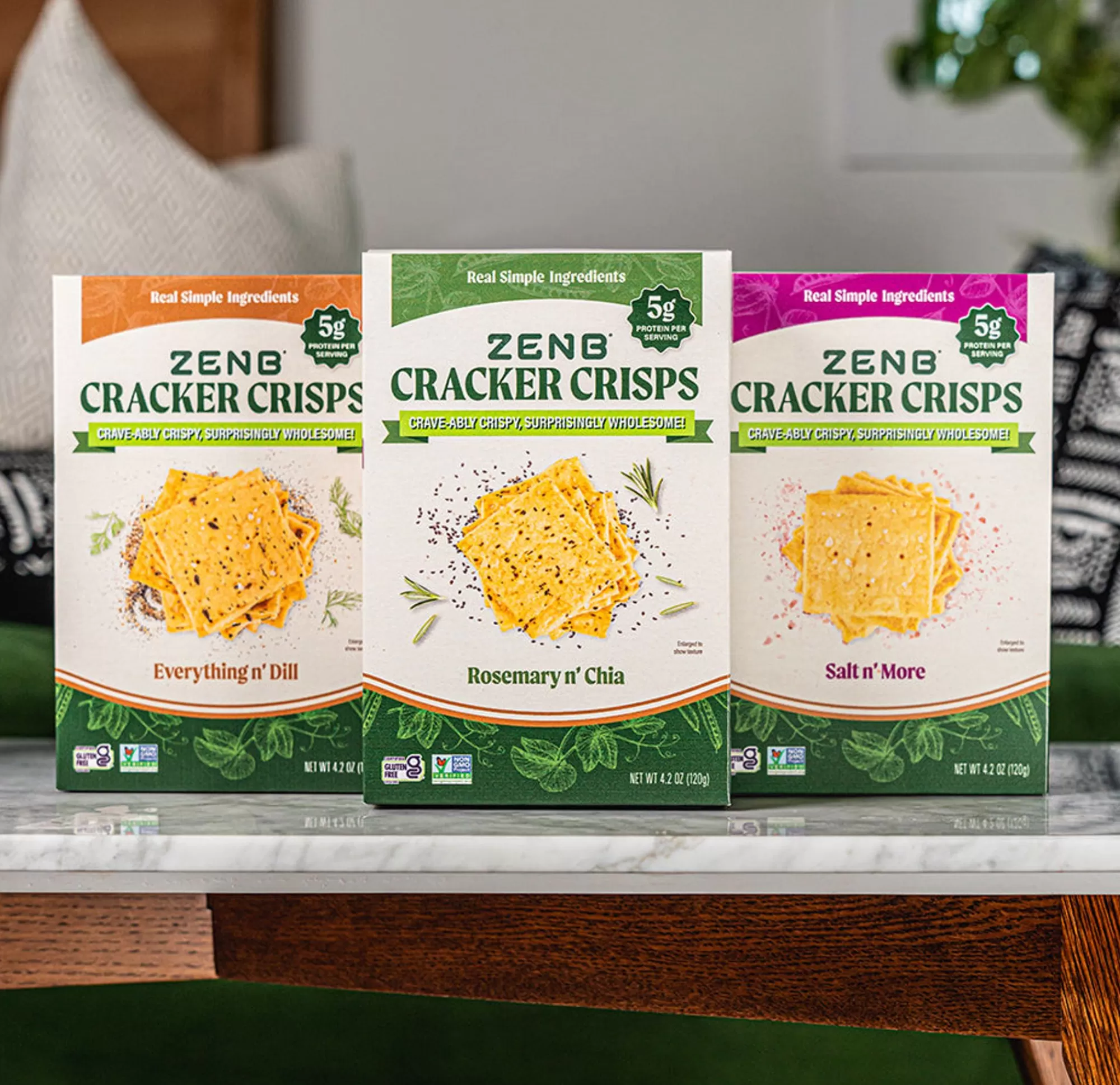 ZENB Rosemary N' Chia Cracker Crisps Cheap