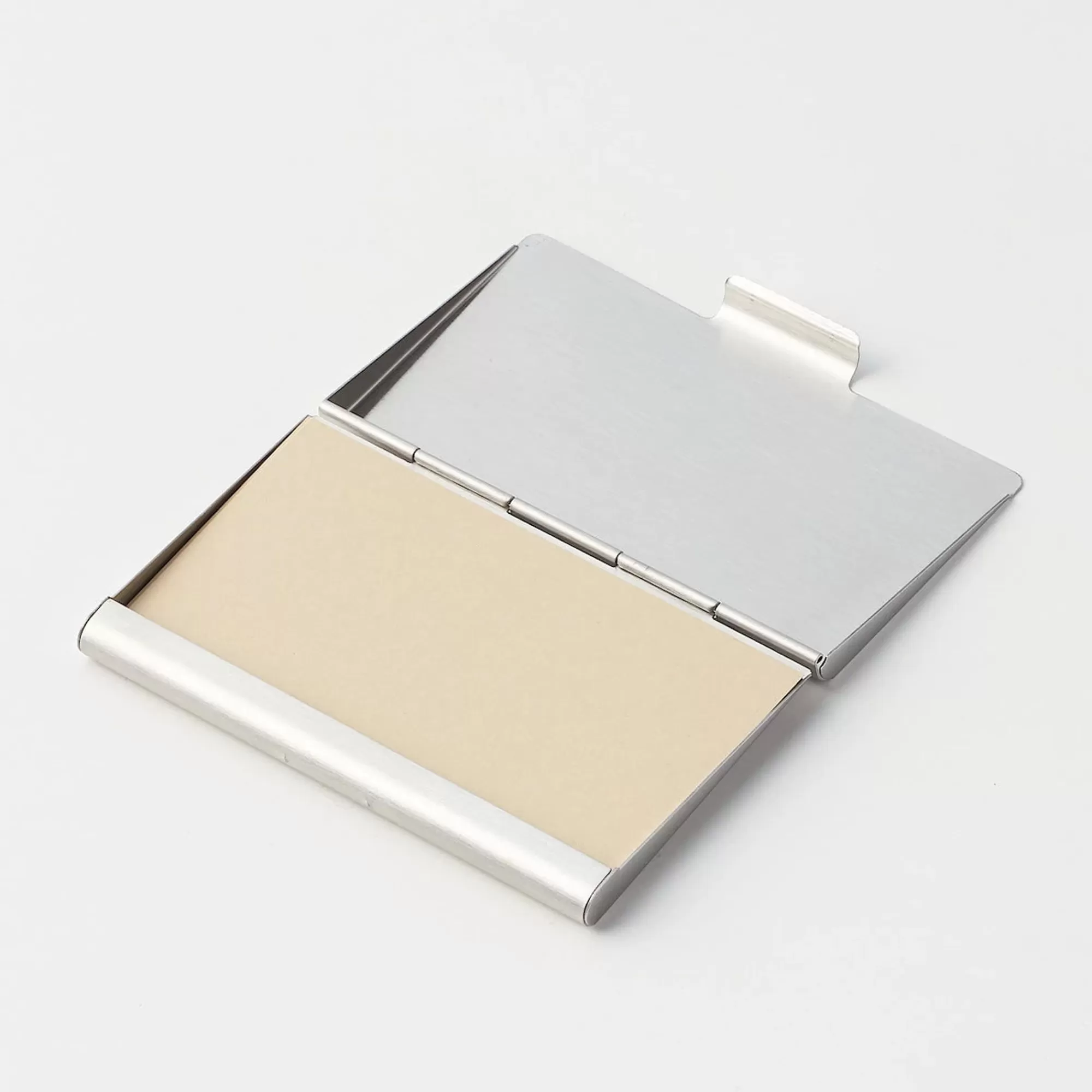 MUJI Stainless Steel Card Holder - Thick Cheap