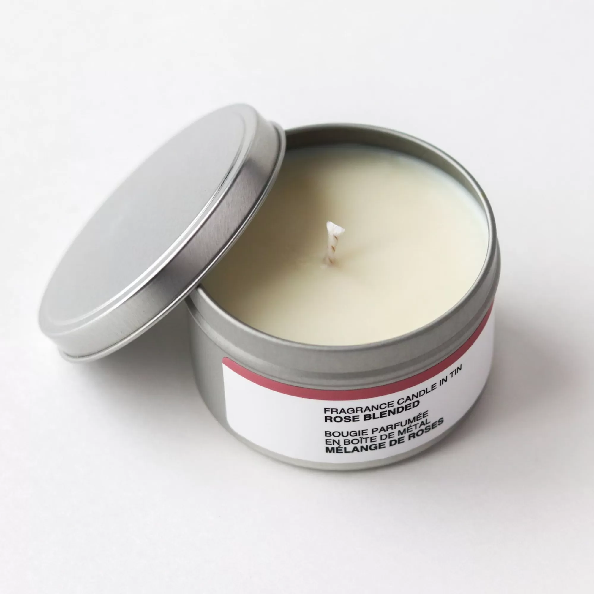 MUJI Tin Candle -Rose Blended Clearance