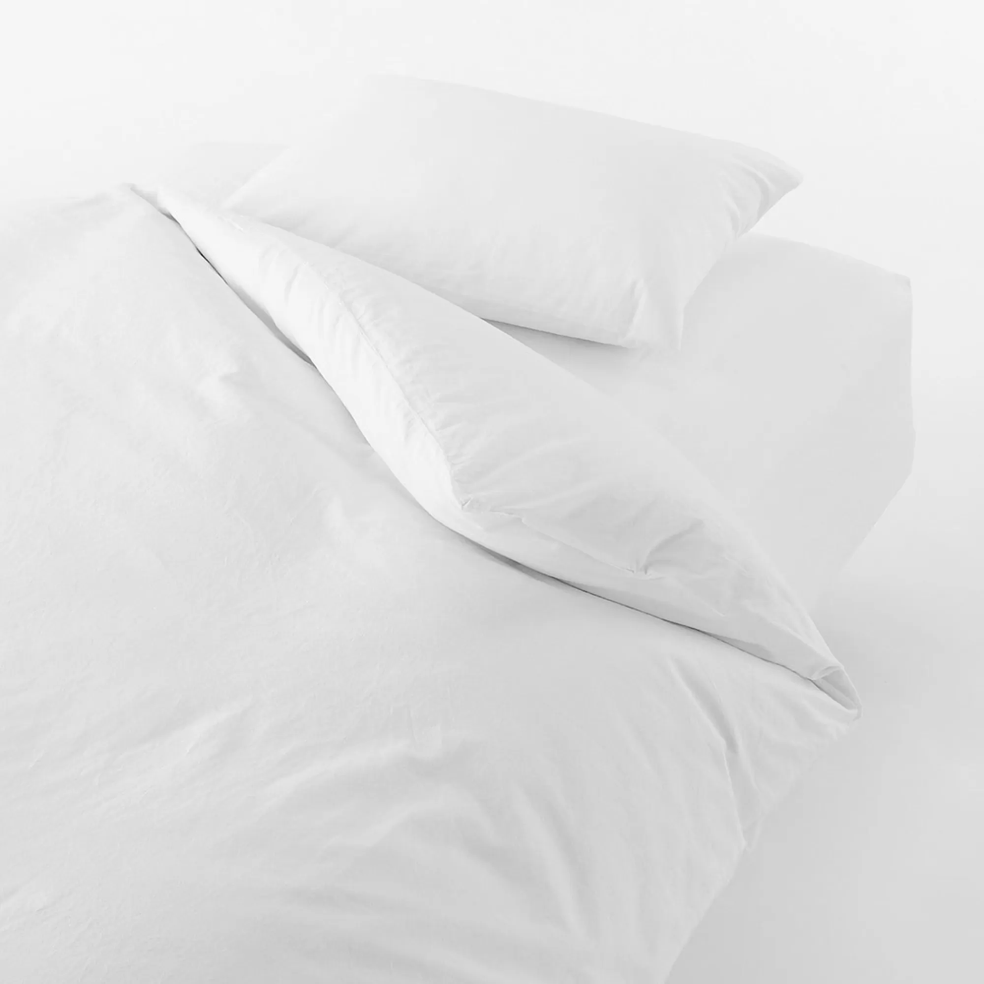 MUJI Washed Cotton Fitted Sheet Shop