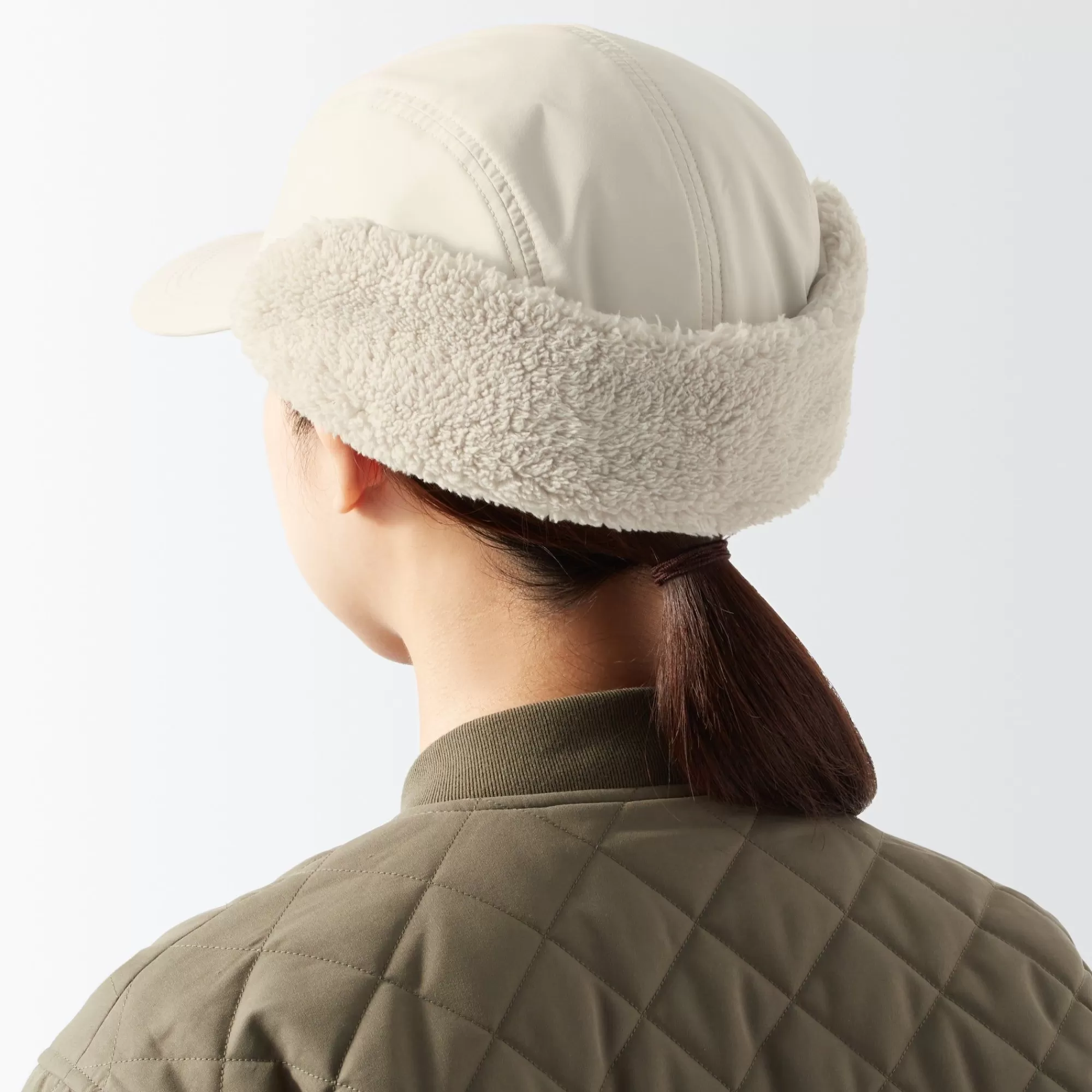 MUJI Water Repellent Boa Fleece Cap Online