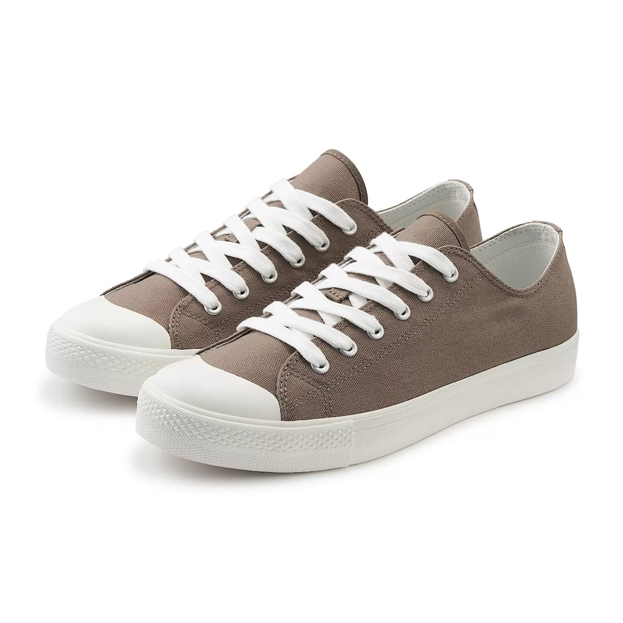 MUJI Water Repellent Cushioned Sneakers With Laces Mocha Brown Clearance