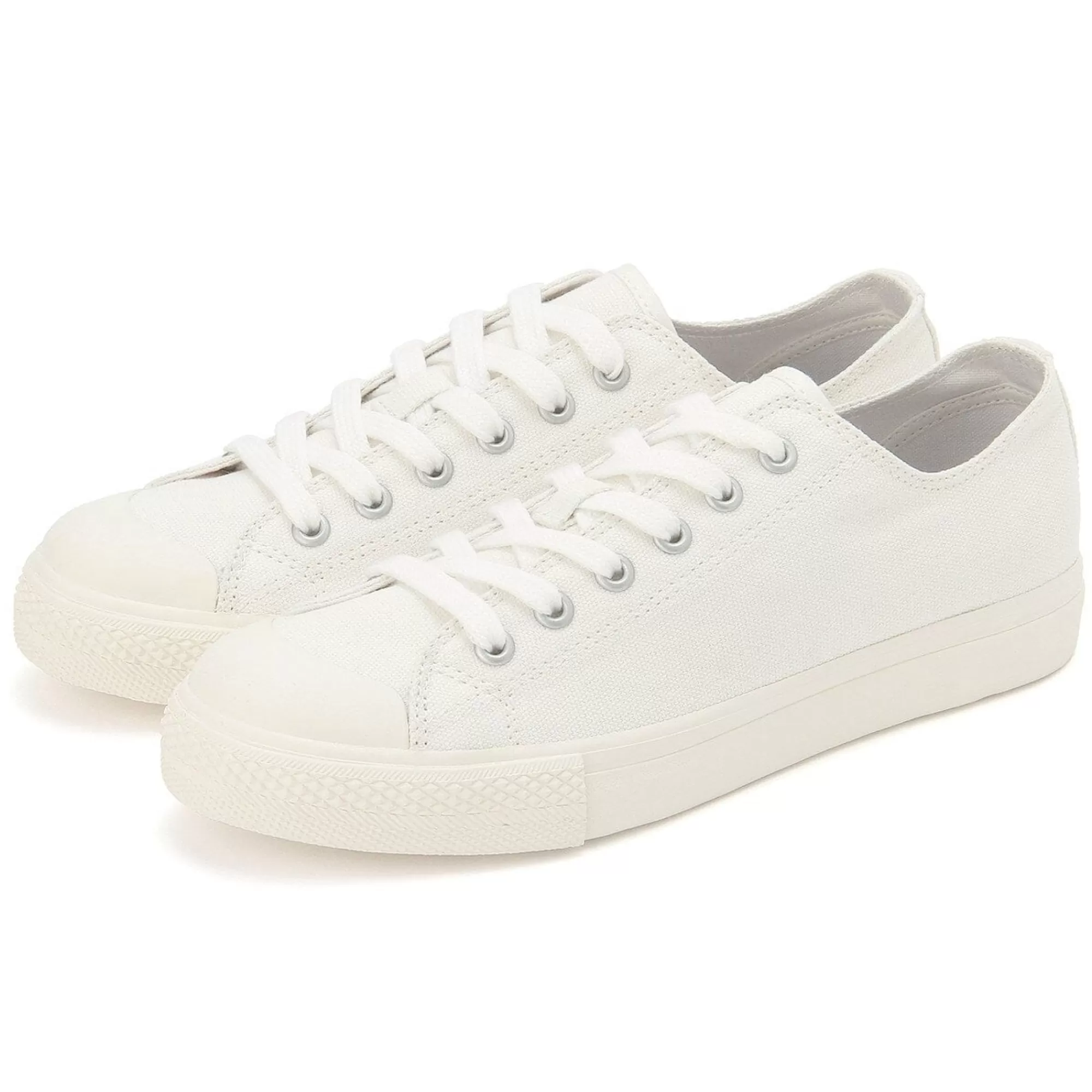 MUJI Water Repellent Cushioned Sneakers With Laces Off White Best