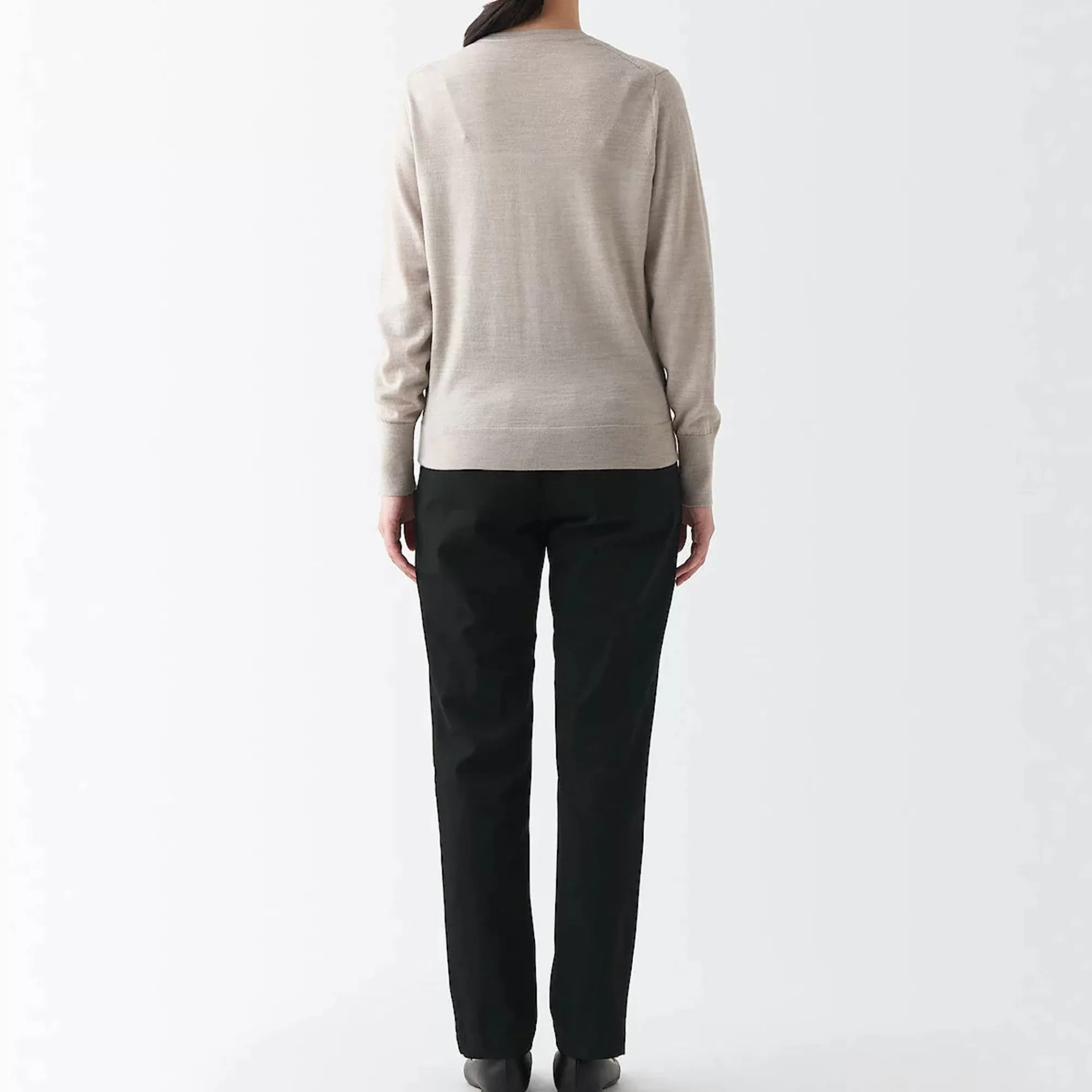 MUJI Women'S 4-Way Stretch Chino Slim Tapered Pants (L 32Inch / 82Cm) Store