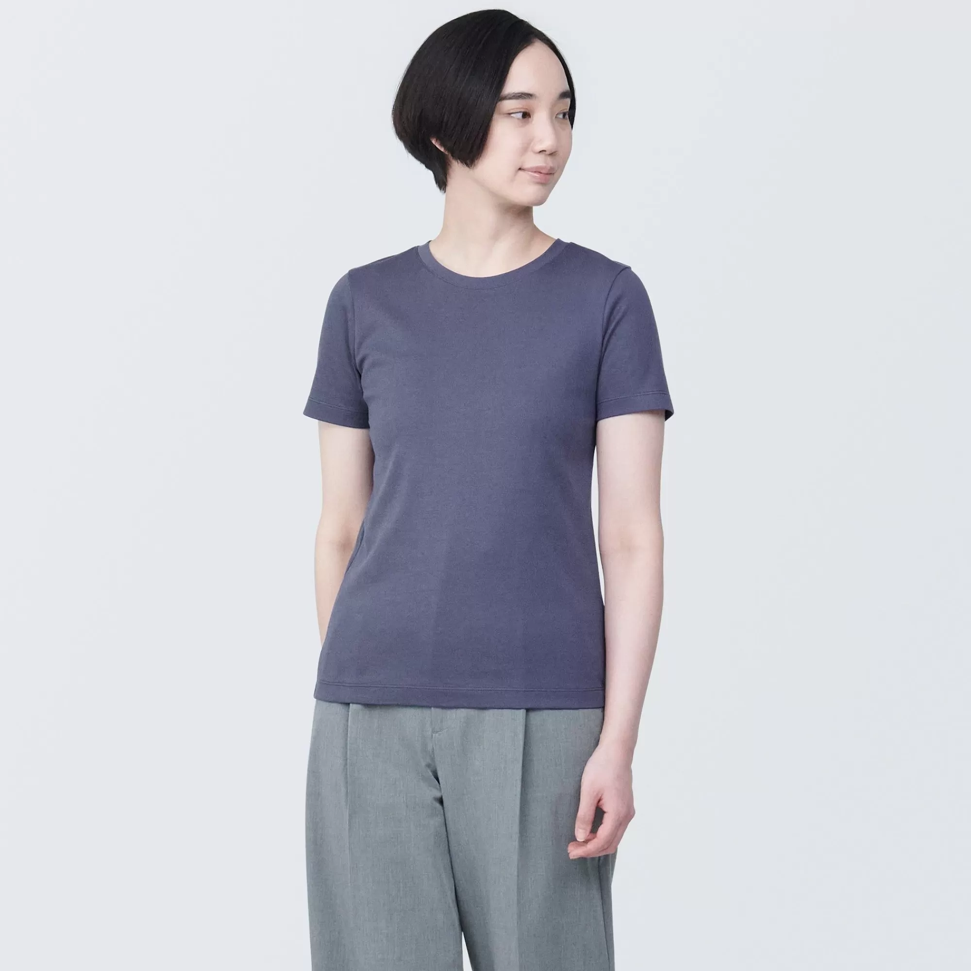 MUJI Women'S Anti-Sweat Stain Short Sleeve T-Shirt Clearance