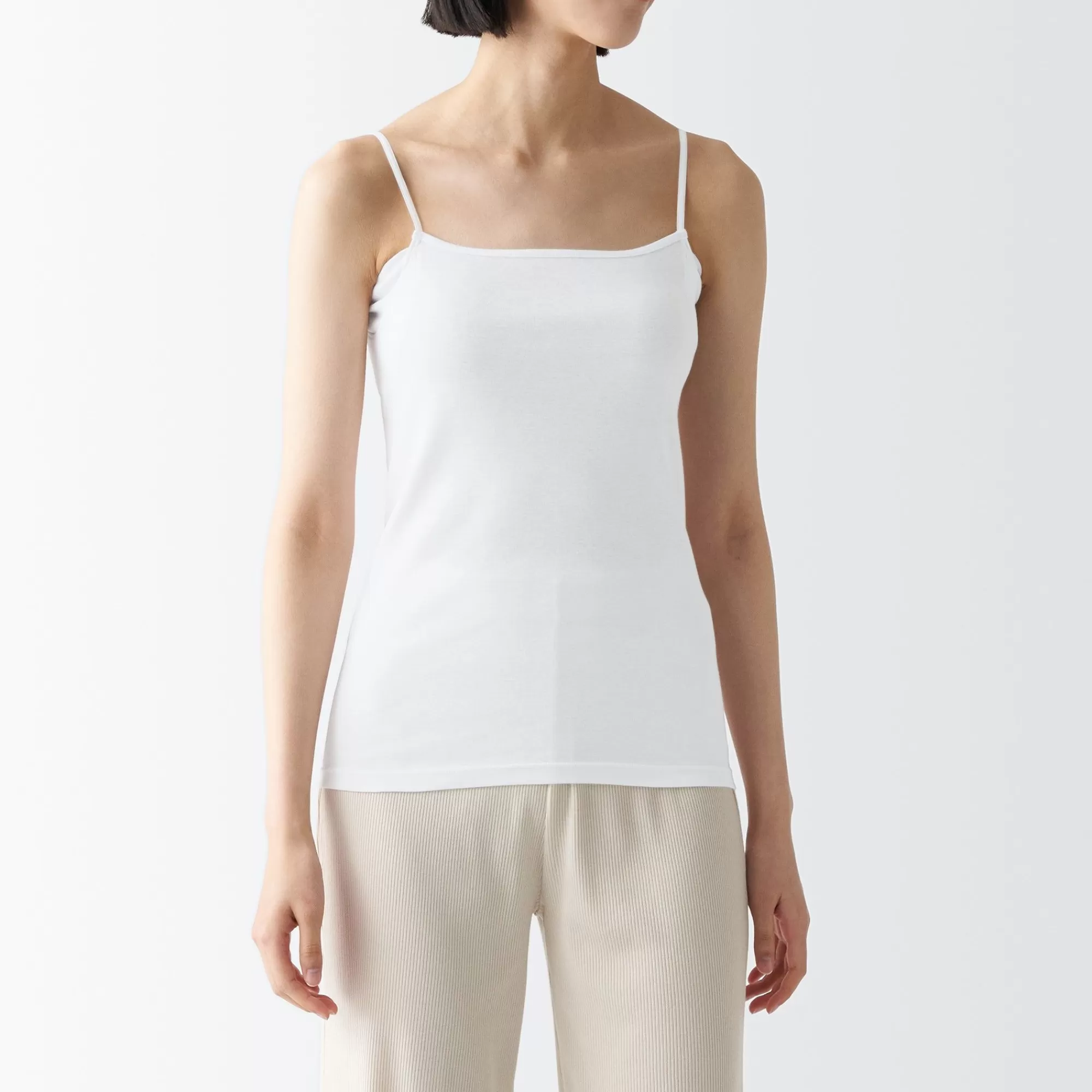 MUJI Women'S Breathable Cotton Camisole With Sweat Pad Fashion