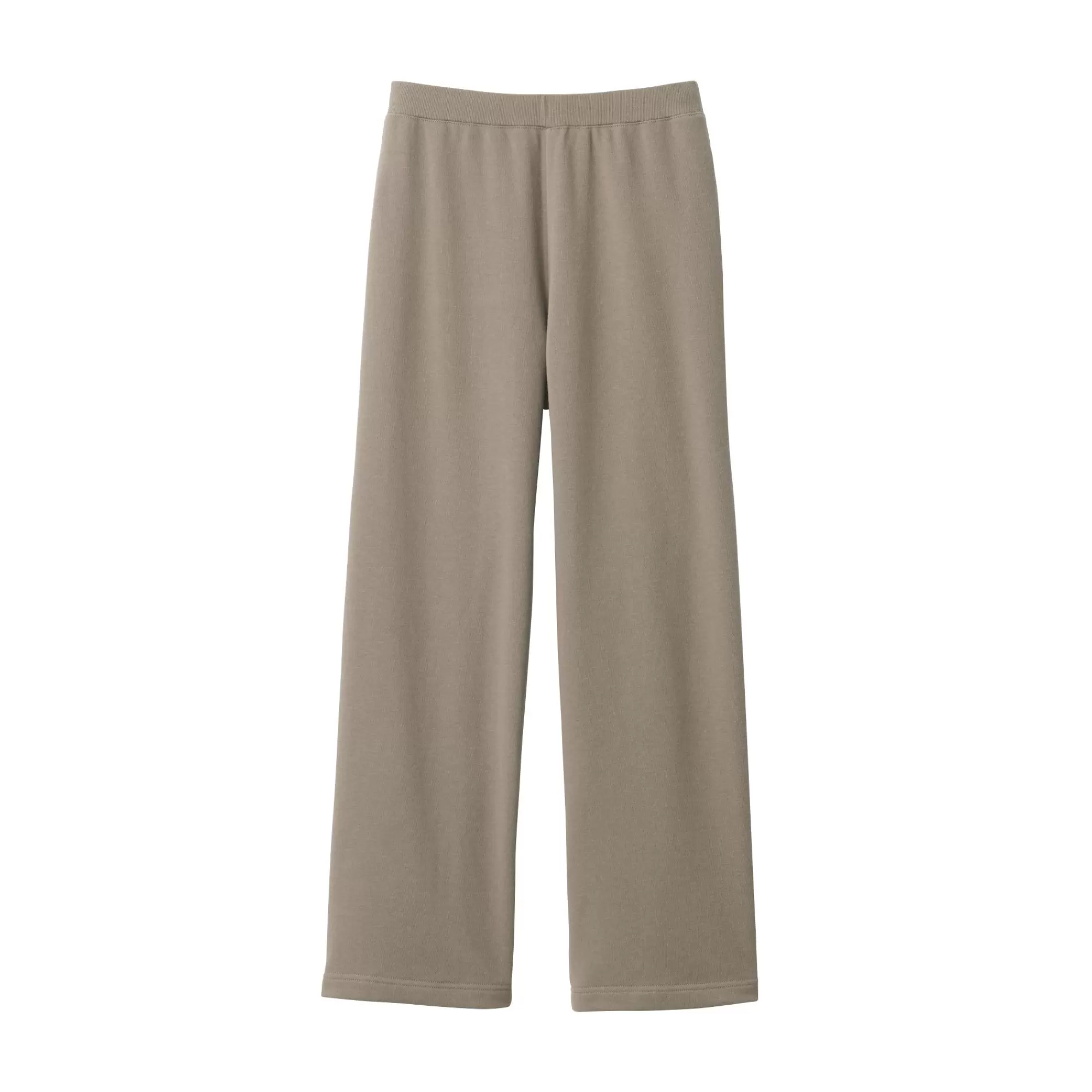 MUJI Women'S French Terry Straight Pants Cheap