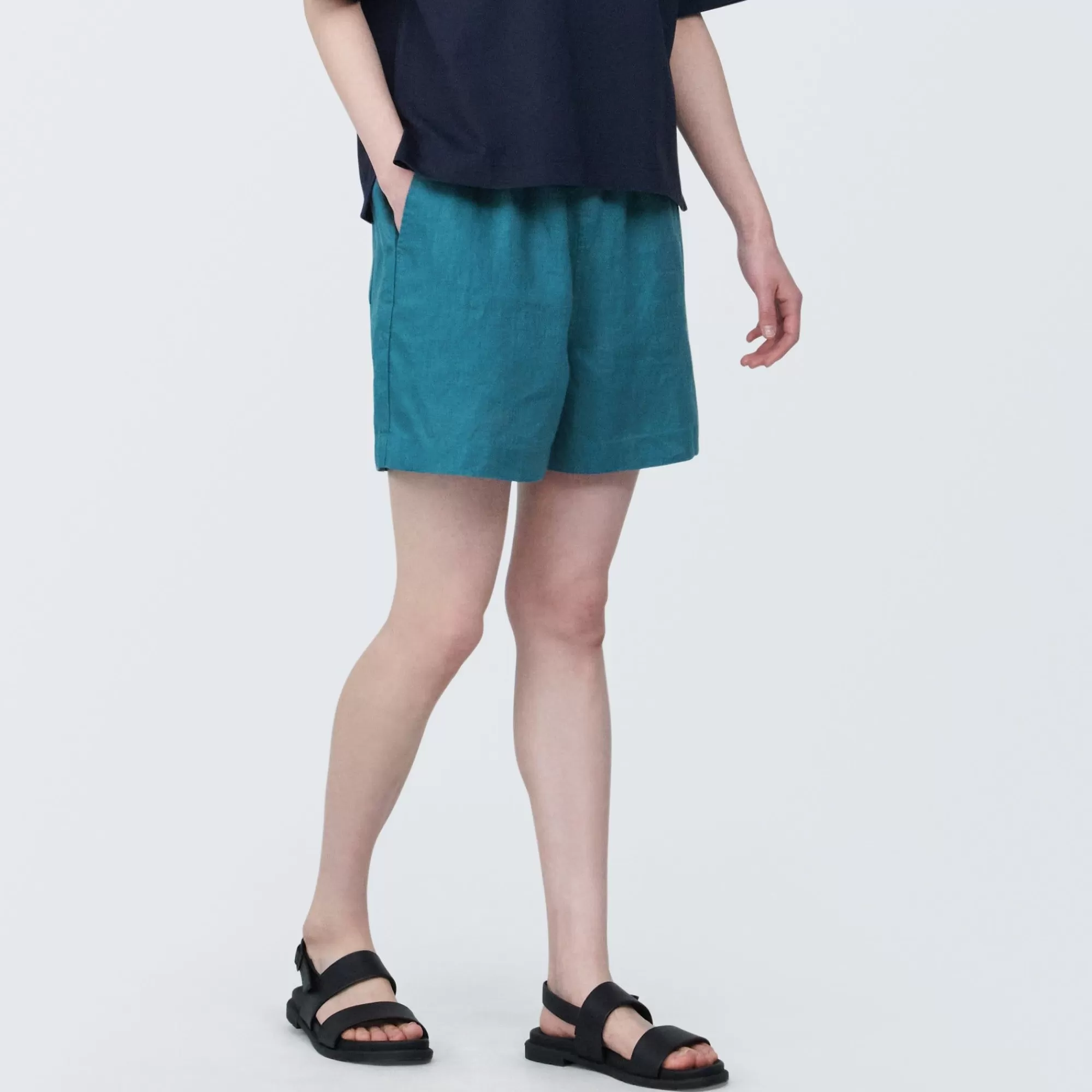 MUJI Women'S Linen Short Pants Best