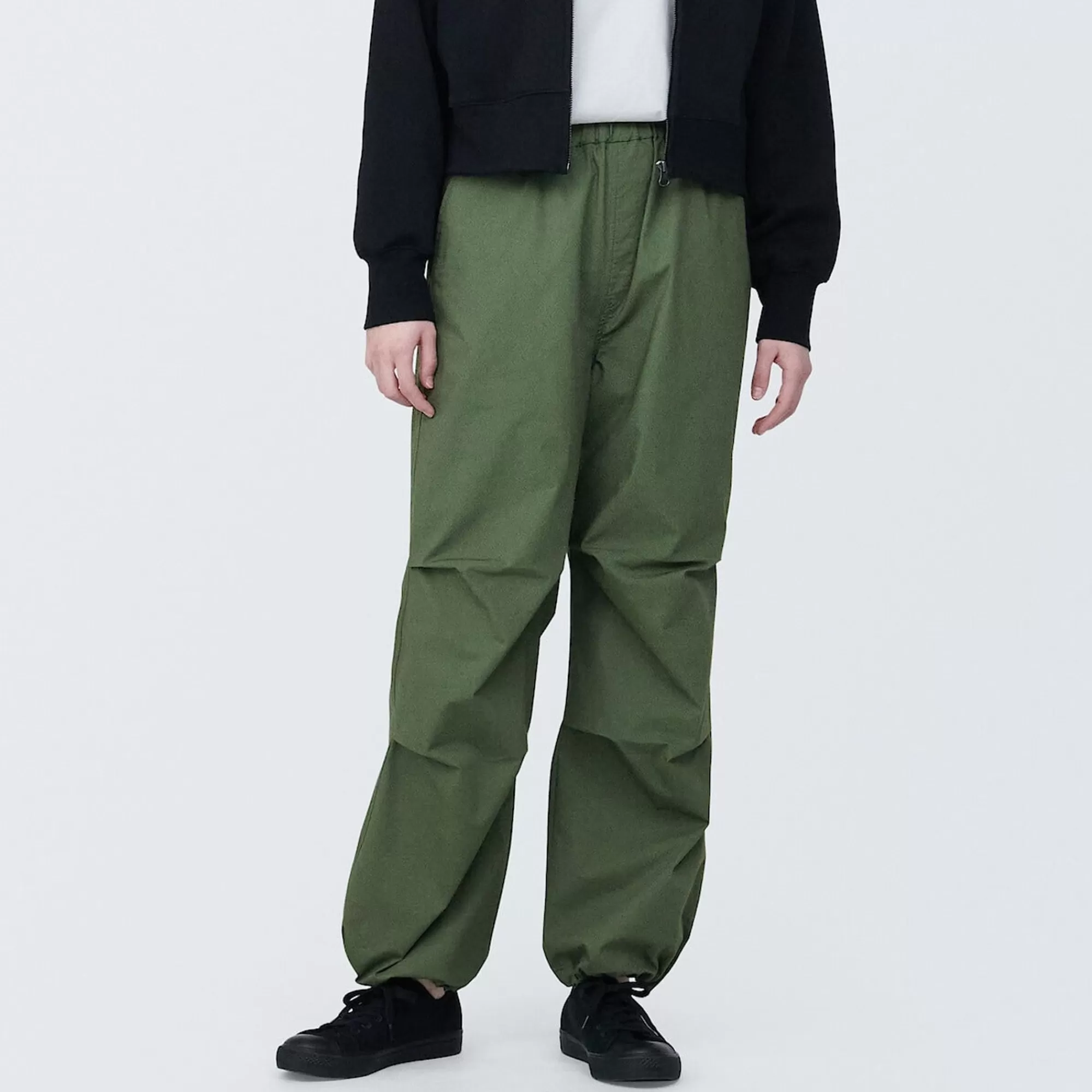 MUJI Women'S Parachute Easy Pants Fashion