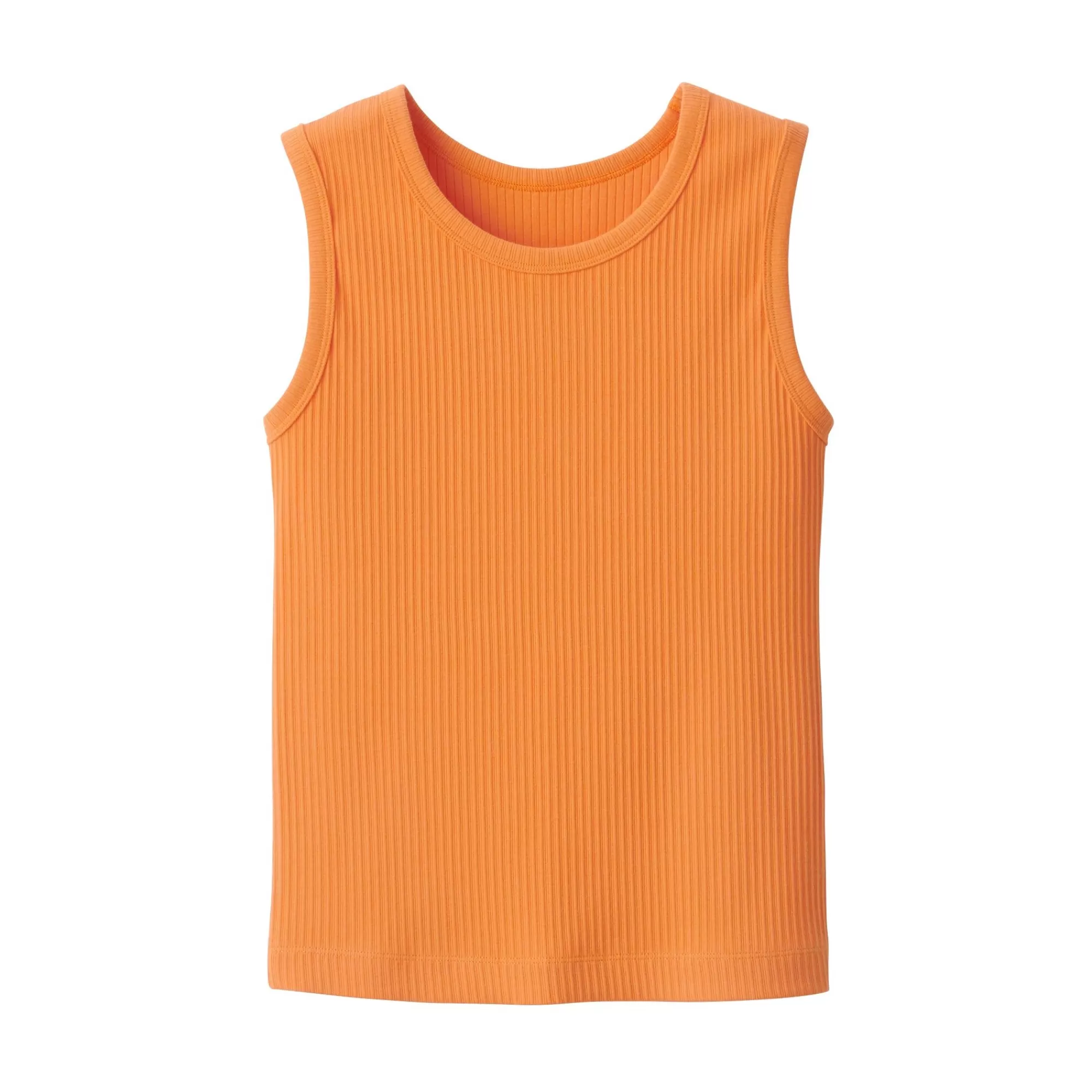 MUJI Women'S Ribbed Tank Top Flash Sale