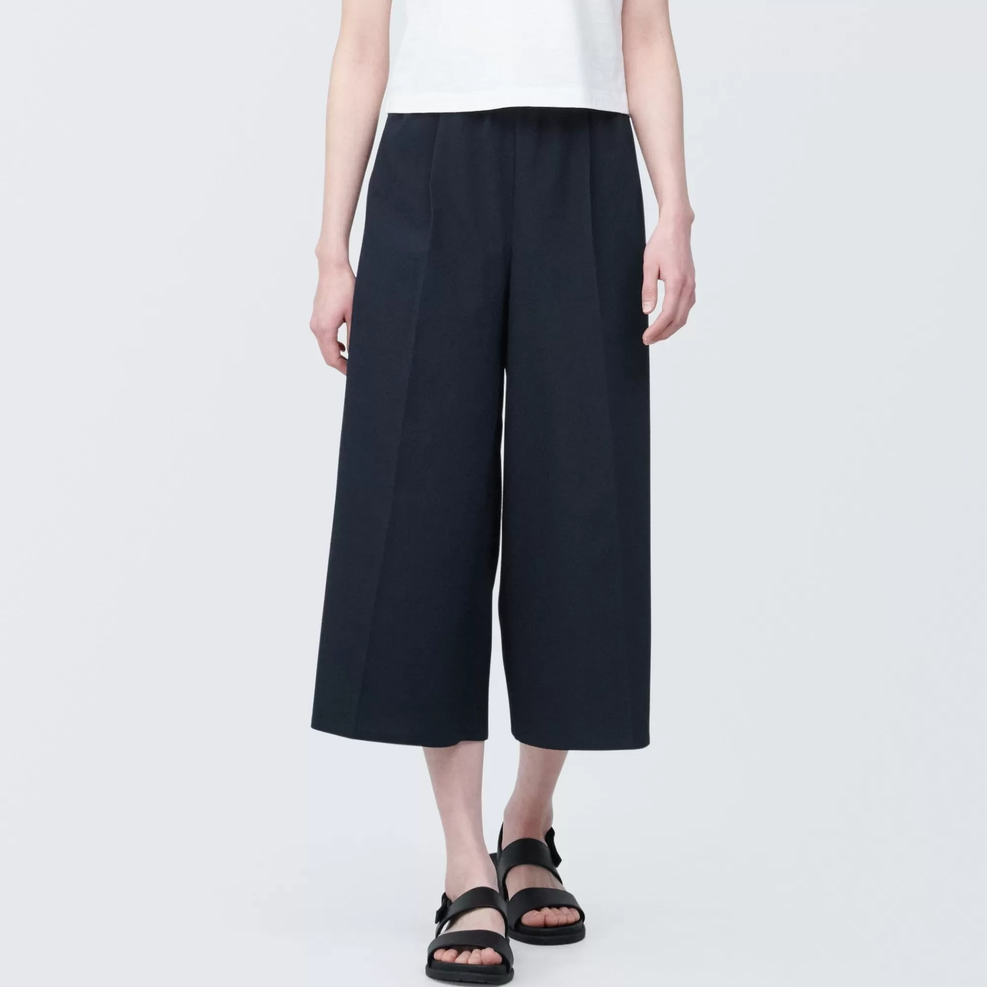 MUJI Women'S Seersucker Cropped Pants Best