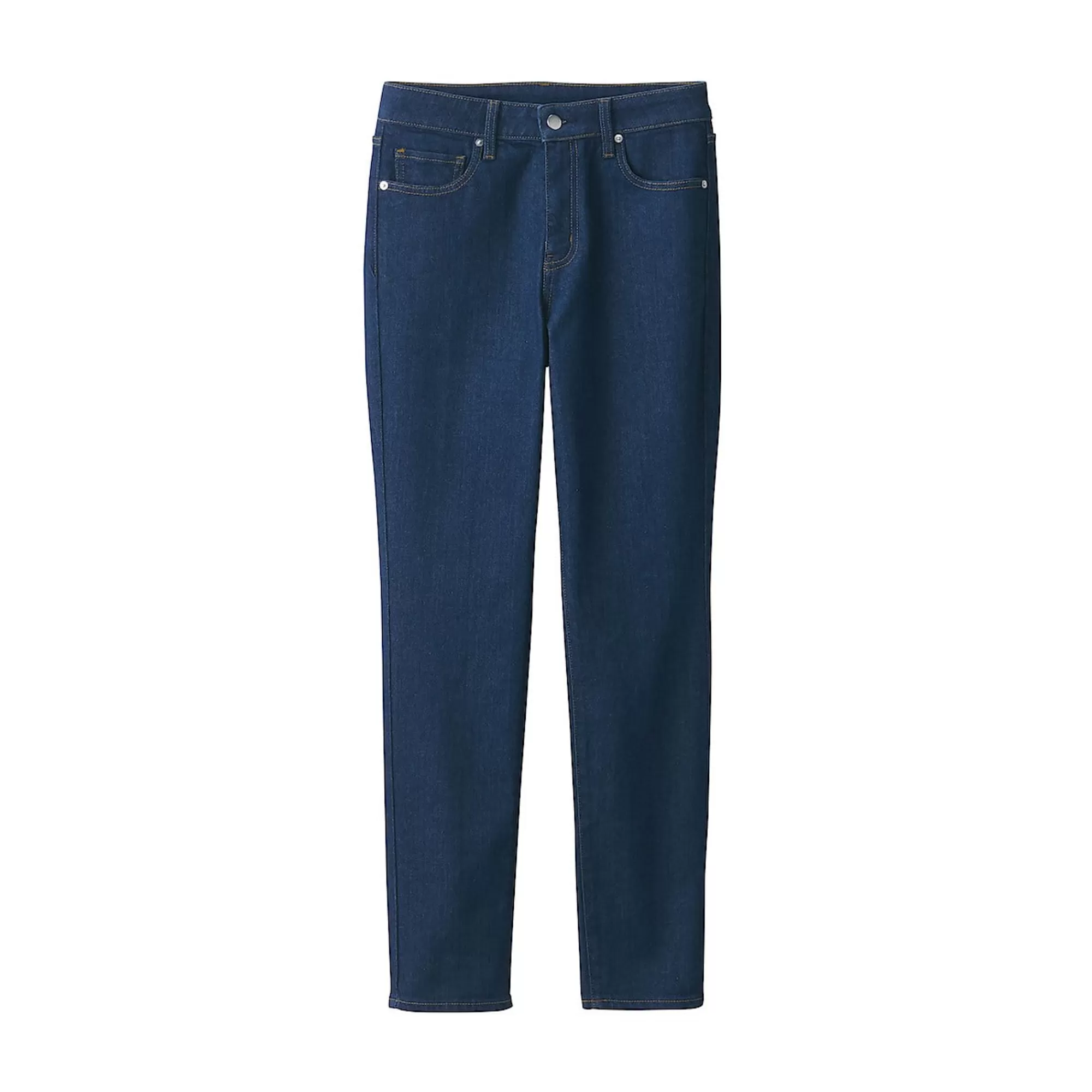 MUJI Women'S Stretch Denim Slim Pants (L 30Inch / 75Cm) Blue Outlet