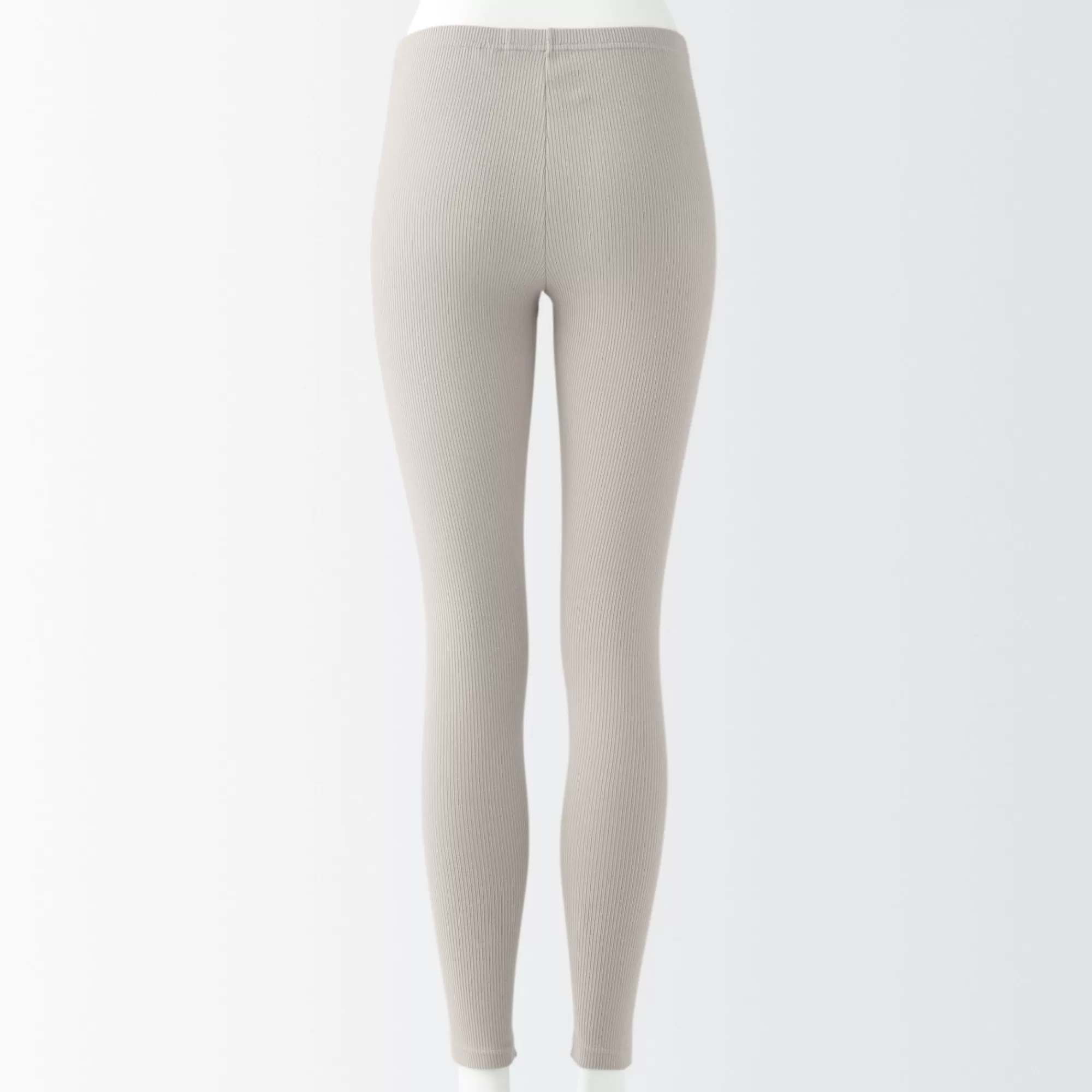 MUJI Women'S Stretch Ribbed Leggings Best Sale