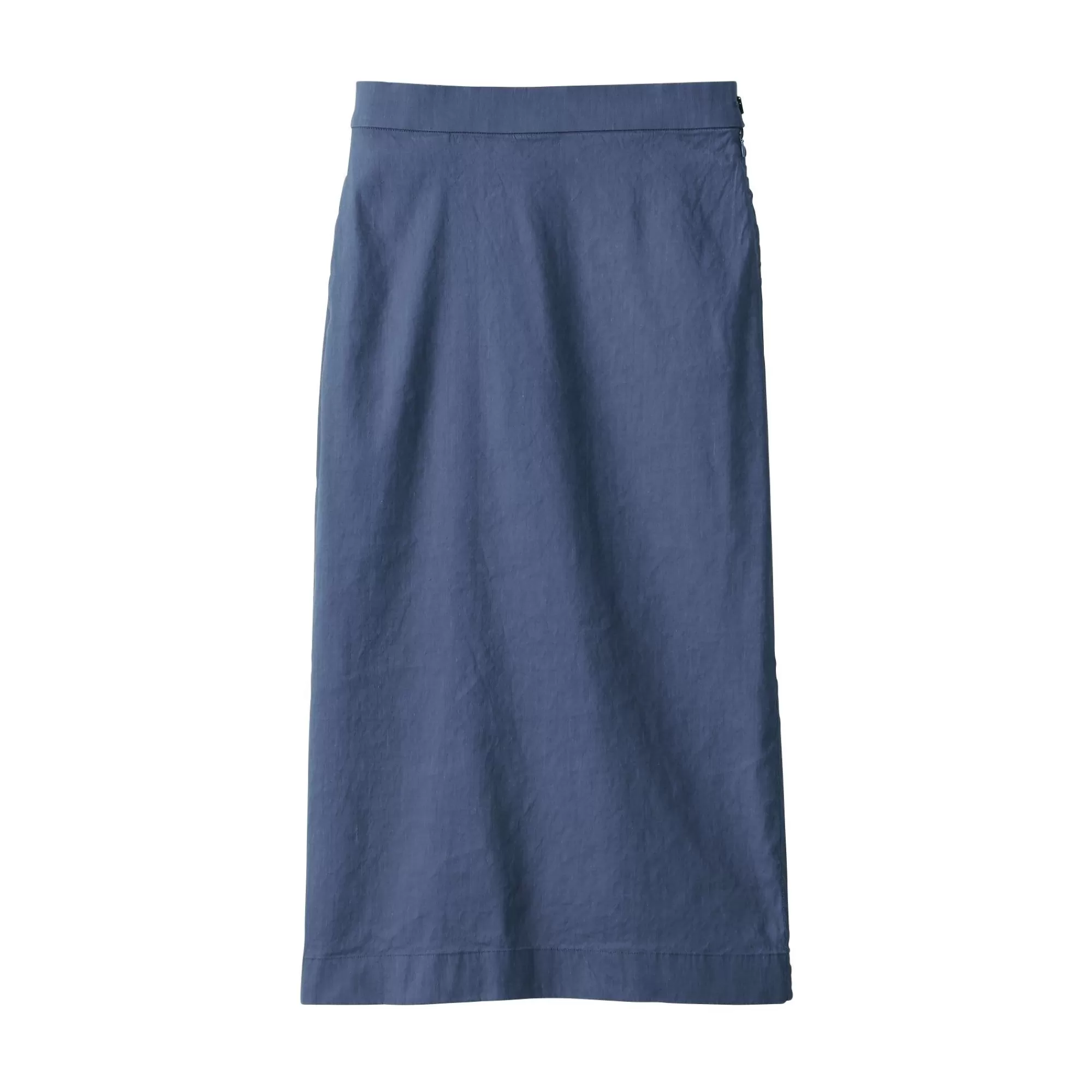 MUJI Women'S Stretchy Hemp Mix Straight Skirt Sale