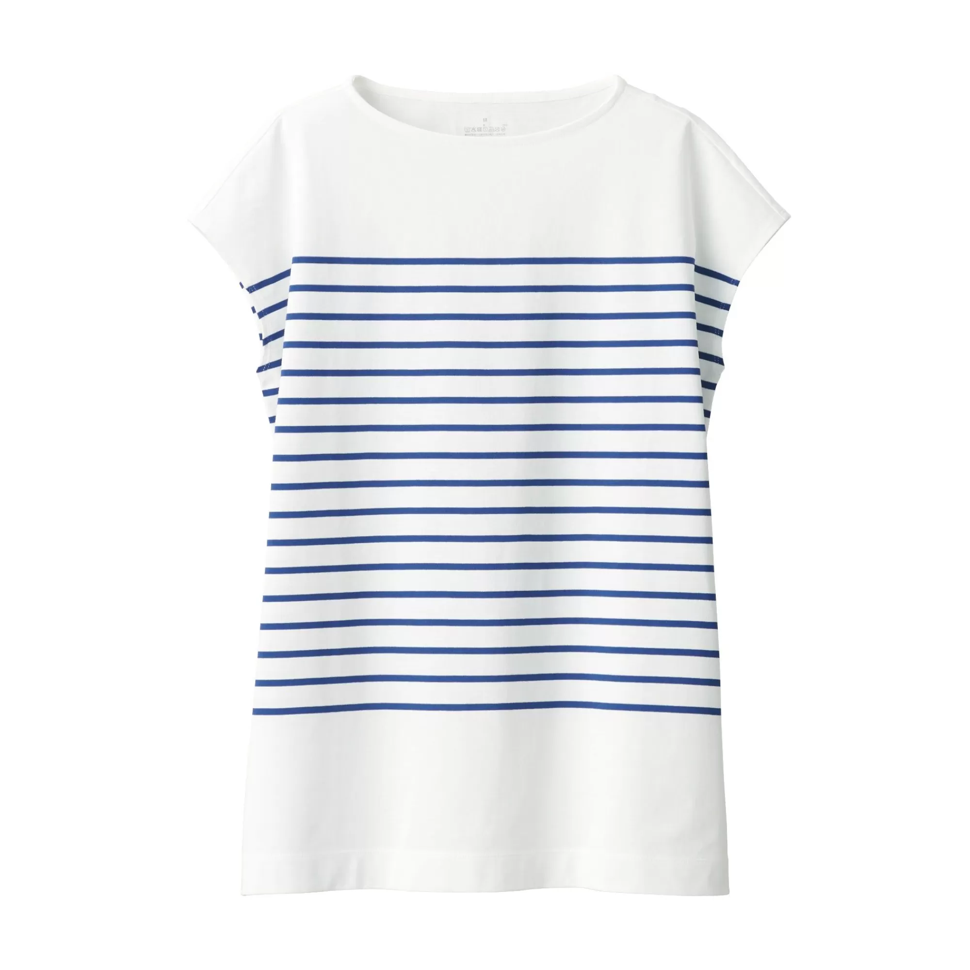 MUJI Women'S Striped French Sleeve Boatneck Tunic Cheap