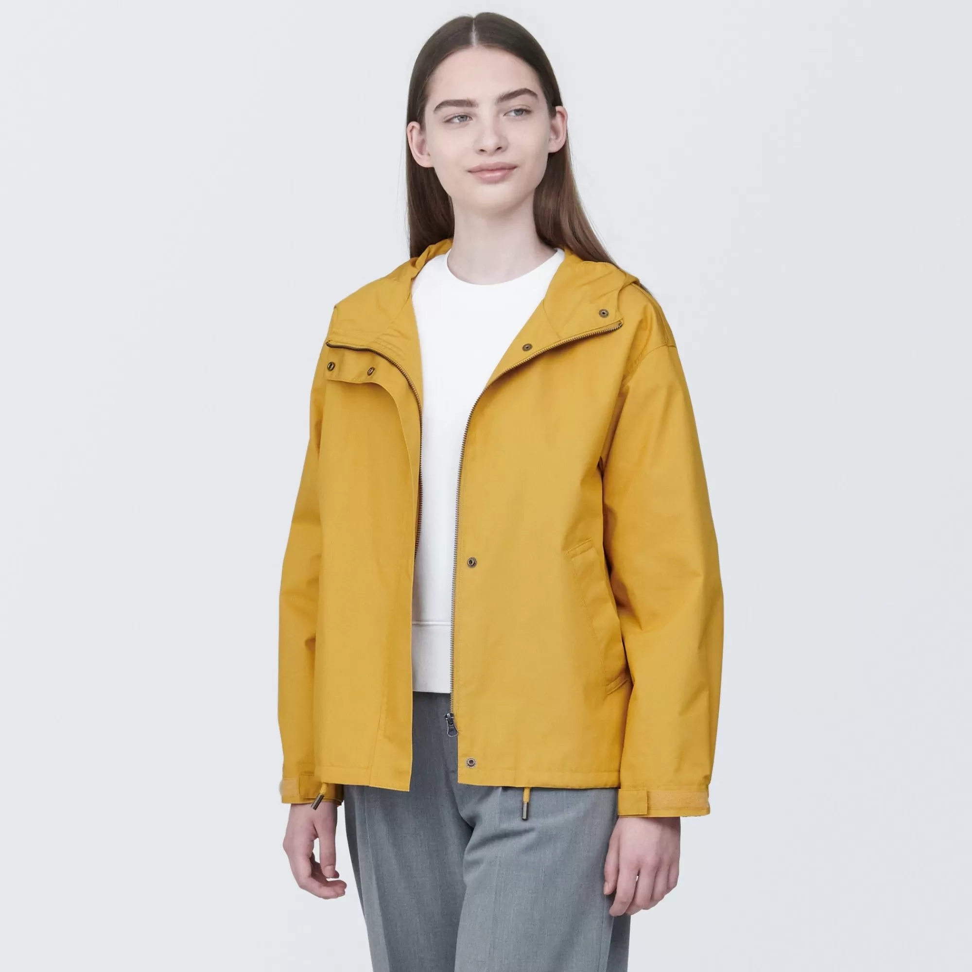 MUJI Women'S Water Repellent Hooded Jacket Store