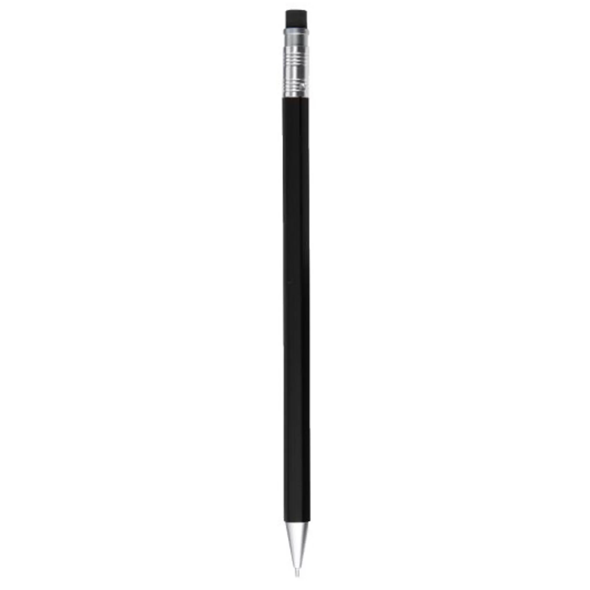 MUJI Wooden Hex Mechanical Pencil With Eraser 0.5Mm Black Cheap